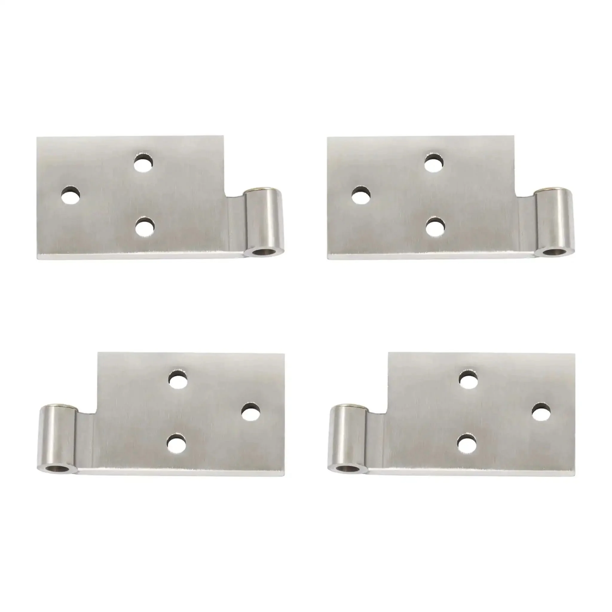 Ford Bronco Door Hinges Kit Left And Right For 1966-1977, Galvanized Silver Finish, 304 Stainless Steel, Sliding Door Hinge Set, Heavy Duty, Weatherproof Durability For Classic SUV - Image 5