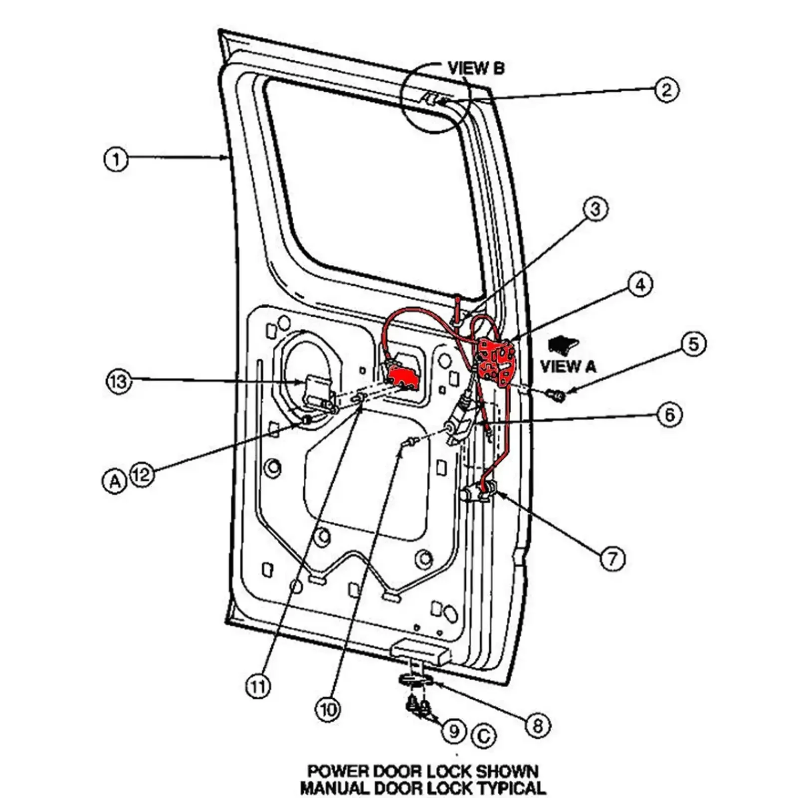 Ford Econoline Right Side Door Latch Assembly For E150 E250 E350 Vans With Cable And Rod Direct Fit OEM Style 1992 To 2014 Includes Hardware For Easy Install And Durable Reliable Performance For Your Van - Image 6