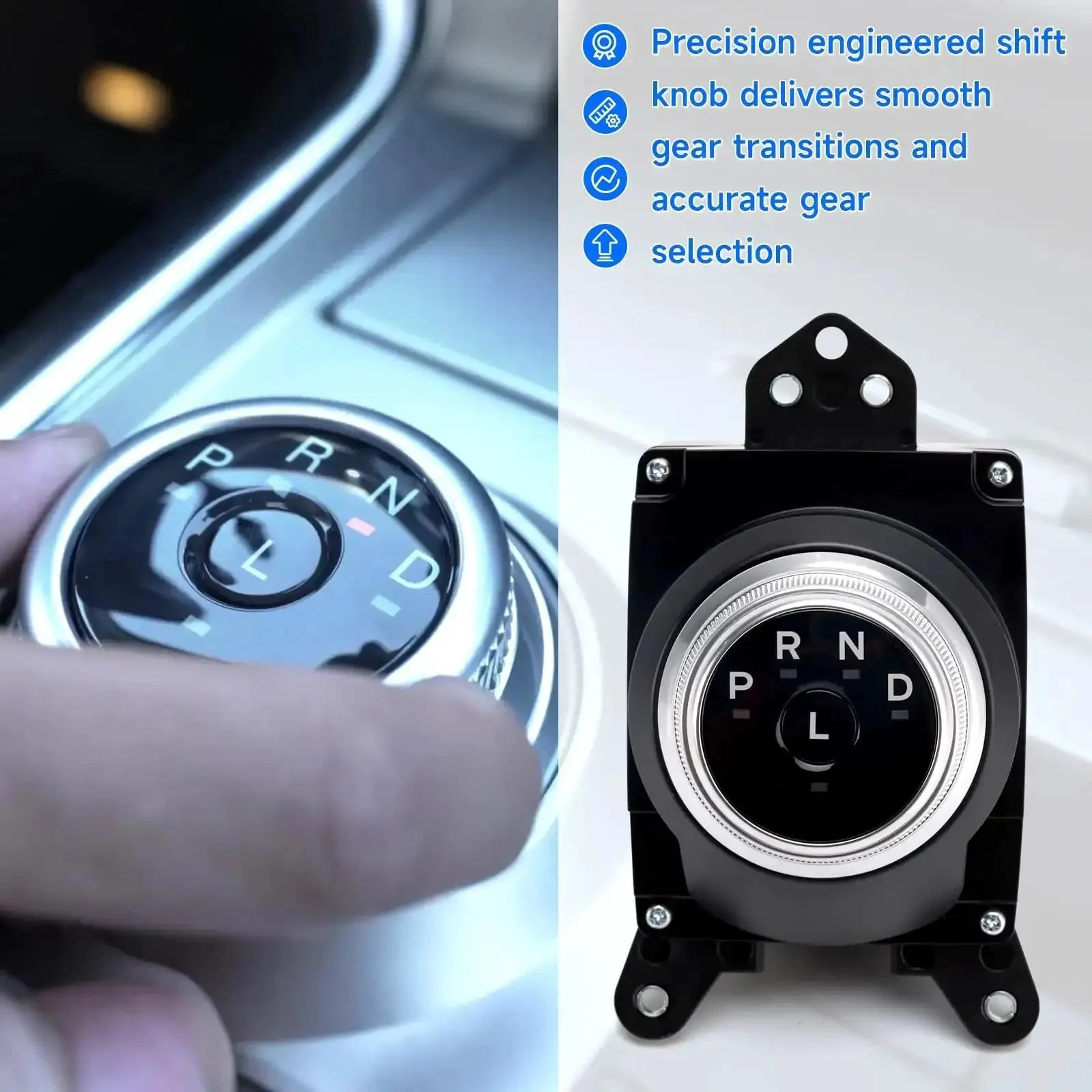 Ford Escape Automatic Transmission Shifter Knob Replacement Plug And Play OE Style Gear Shift Lever Switch LX6Z-7P155-U Direct Fit And Easy Install For 2020 2021 2022 - Image 7