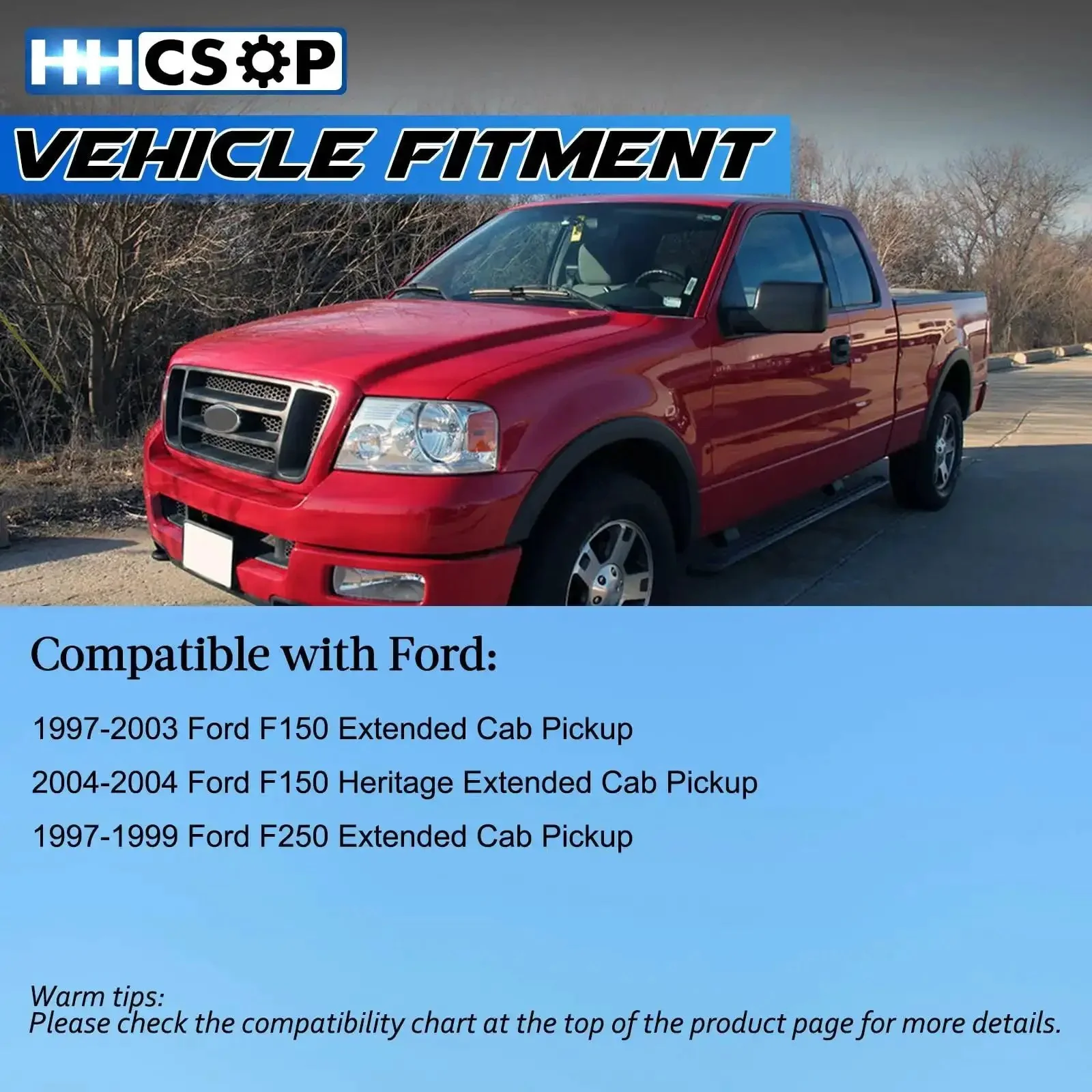 Ford F150 and F250 Right Side Upper Rear Door Lock Latch And Cable Assembly Direct Fit Replacement For Extended Cab Pickup Doors 1997 1998 1999 2000 2001 2002 2003 2004 - Image 6