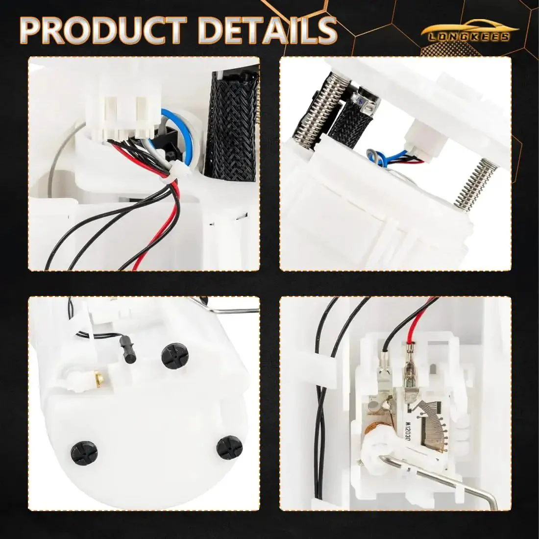 Ford F150 Fuel Pump Assembly Beefed Up Direct Fit OE Replacement For 2004 2008 4.2L 4.6L 5.4L And 2006 2008 Lincoln Mark LT 5.4L Replaces E2434M FG0846 P76335M SP2004M 69186 F1445A FG08 Ready To Install - Image 3