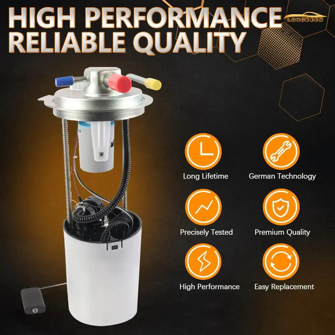 Ford F150 Fuel Pump Assembly Beefed Up Direct Fit OE Replacement For 2004 2008 4.2L 4.6L 5.4L And 2006 2008 Lincoln Mark LT 5.4L Replaces E2434M FG0846 P76335M SP2004M 69186 F1445A FG08 Ready To Install - Image 7