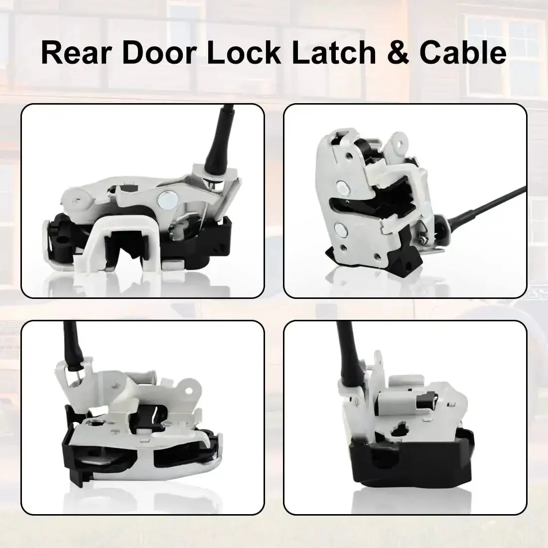 Ford F150 Left Side Door Rear Lock Latch Actuator Cable Assembly Set Upper And Lower For 2004 2008 Extended Cab Direct Replacement OE Quality Easy Install Keeps Doors Locking And Unlocking Smoothly - Image 7