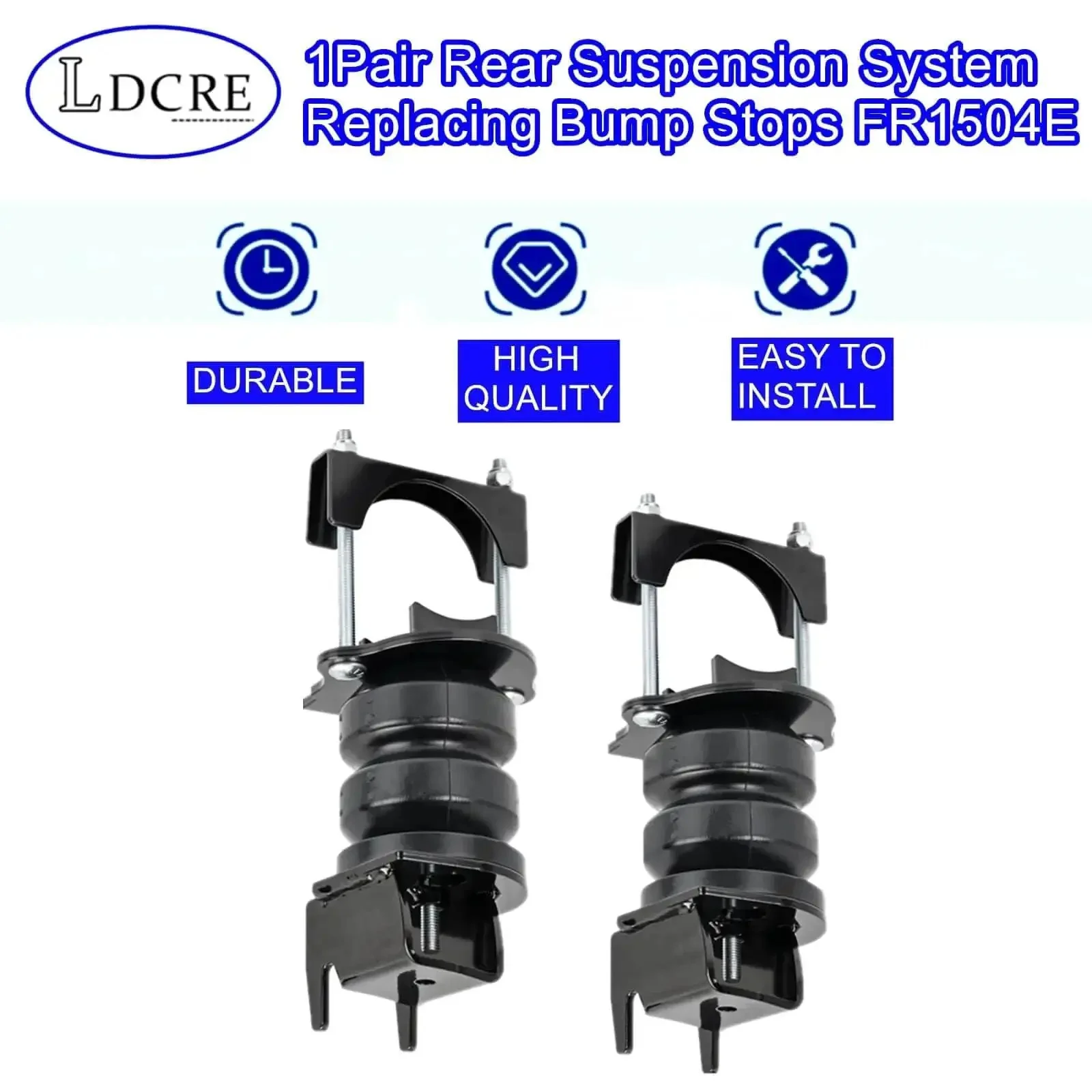 Ford F150 Rear Suspension Bump Stop Kit Replacement SES System For 2015 2024 2WD And 4WD Replaces FR1504E Upgraded Axle Support Improves Ride Comfort And Load Stability Easy Bolt On Install - Image 2