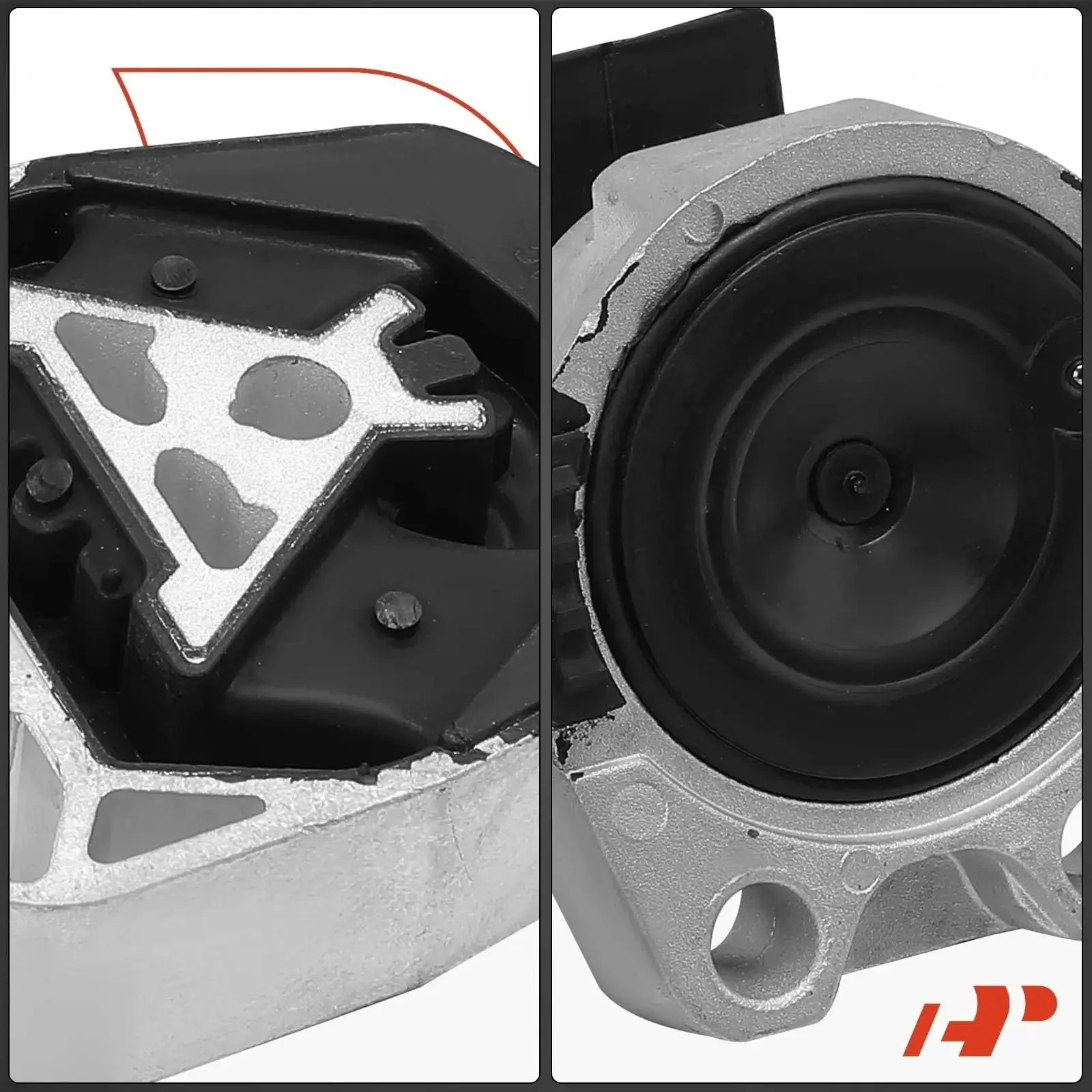 Ford Focus 3 Piece Engine Motor Mount And Transmission Mount Set For 2012 2013 2014 2015 2016 2.0L DIY Ready Bolt In Includes Front Right Motor Mount Lower Transmission Mount Upper Transmission Mount Replaces 5S4Z6038CA AV6Z6068A - Image 3