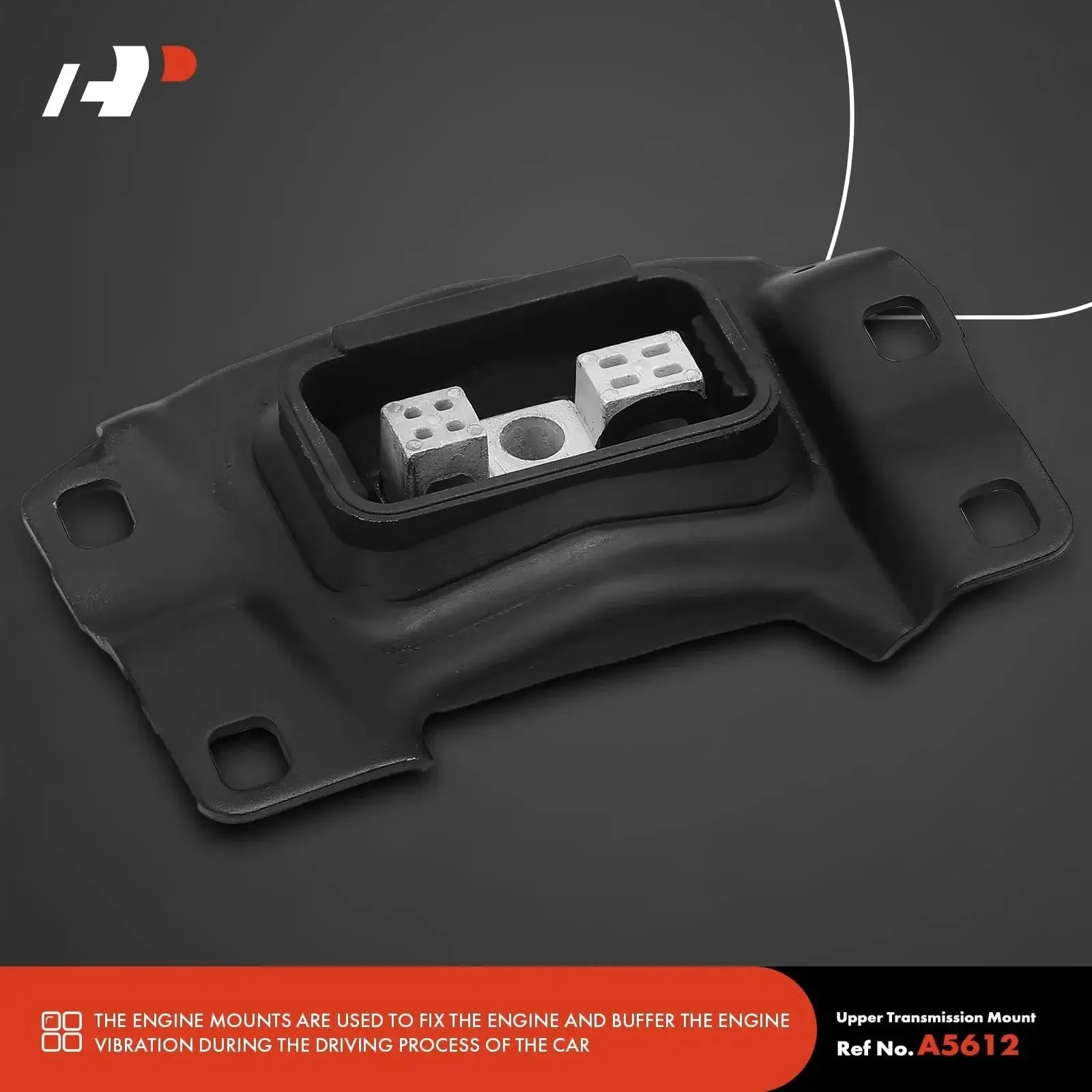 Ford Focus 3 Piece Engine Motor Mount And Transmission Mount Set For 2012 2013 2014 2015 2016 2.0L DIY Ready Bolt In Includes Front Right Motor Mount Lower Transmission Mount Upper Transmission Mount Replaces 5S4Z6038CA AV6Z6068A - Image 6
