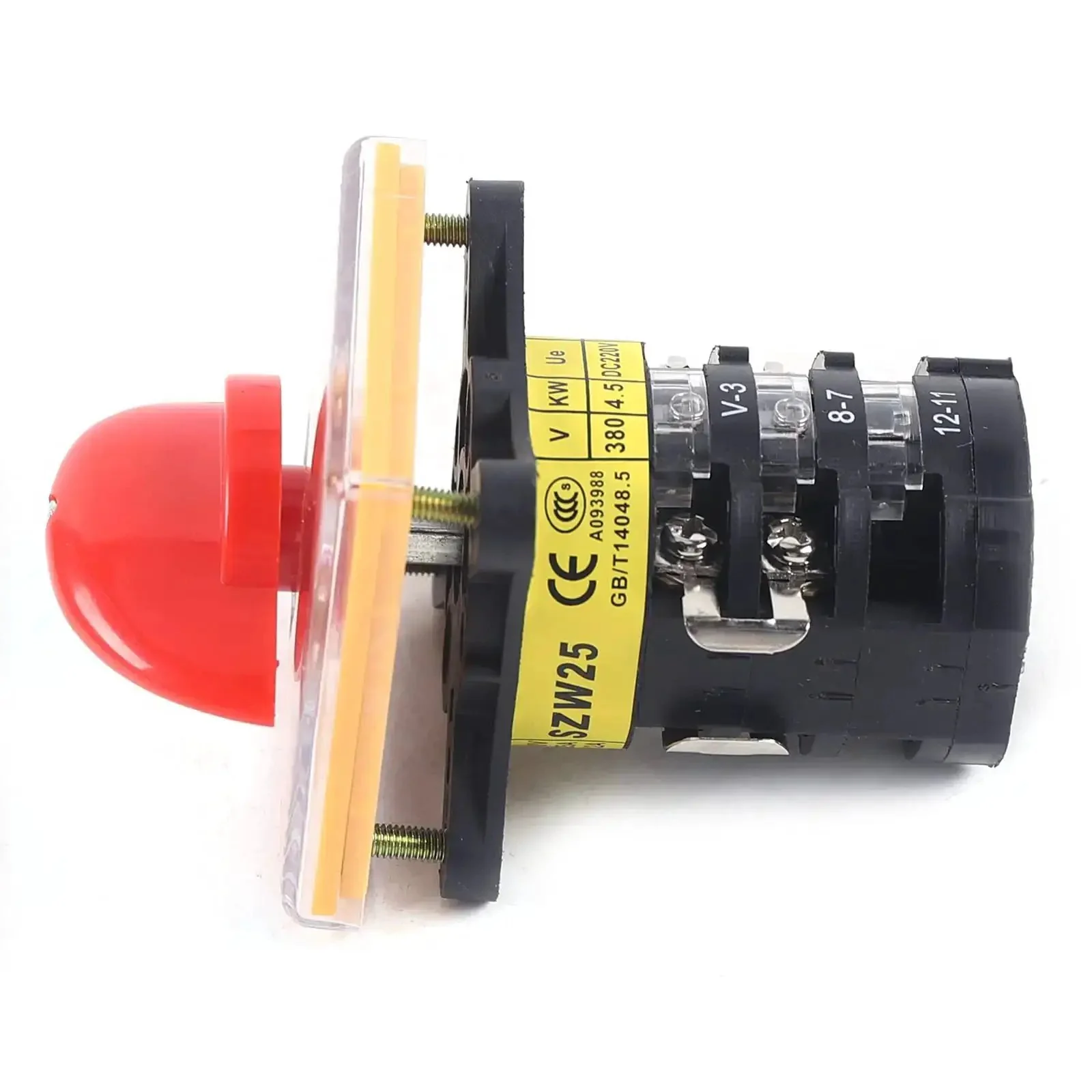 Forward Reverse 3 Phase Milling Switch Rock Solid Rotary Universal Changeover Selector For Milling Machines Speed Control 64 By 64 By 61mm Durable Plastic And Metal Construction With High Conductivity Contacts - Image 3