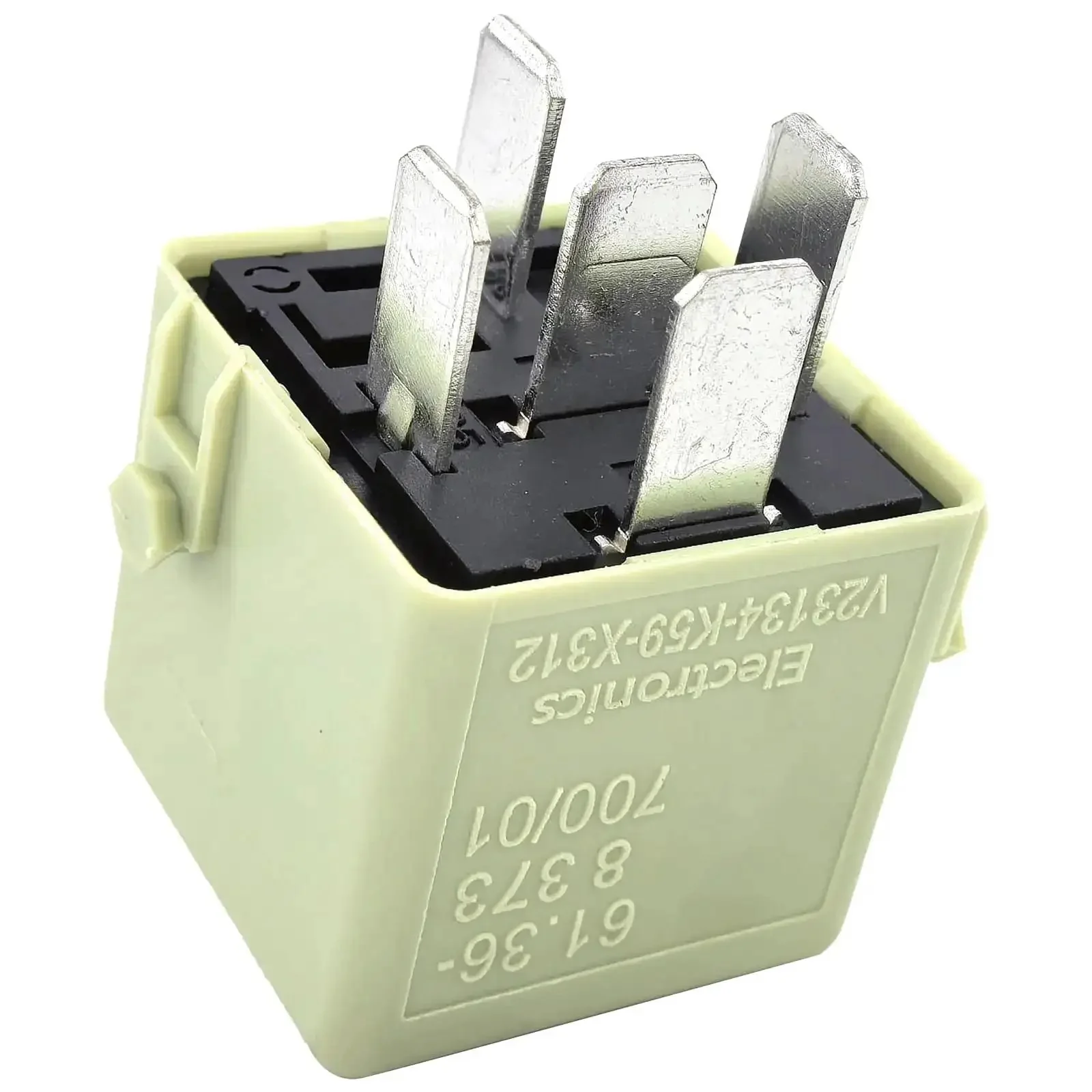 Four Pack 12V DC 40A 5 Pin SPDT Automotive Relay For BMW E46 E90 E70 X5 Mini Cooper R56 Replacement To Fix Fuel Pump Stalling And Wiper Trouble Beefed Up Heavy Duty High Current Car Relay - Image 5