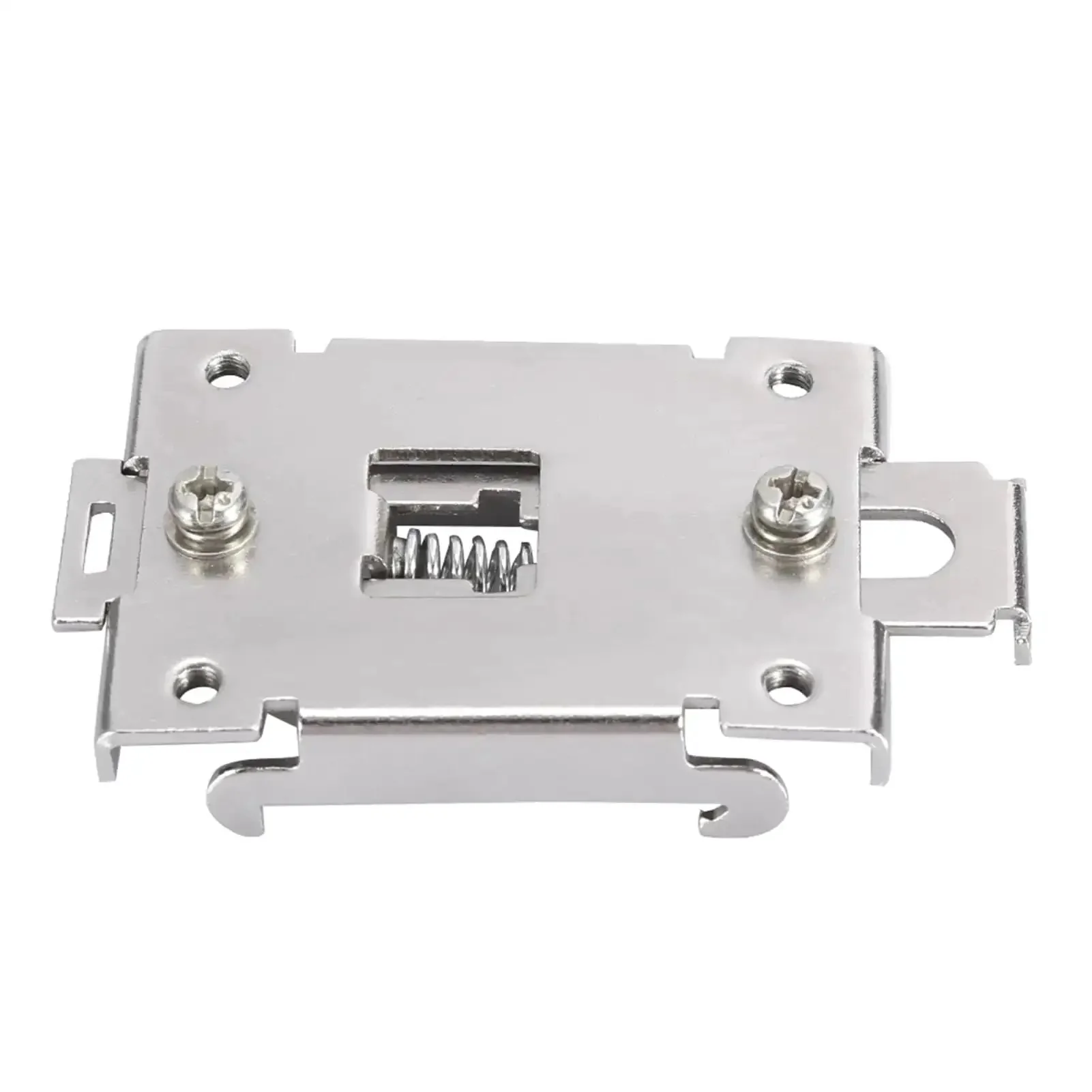 Four Pack 35MM DIN Rail Mounting Clip For Solid State Relay Mounting Rack In Stainless Steel With Screws Chinese Standard Easy Install Ideal SSR Mounting Kit For Single Phase Projects And Industrial Panels - Image 3