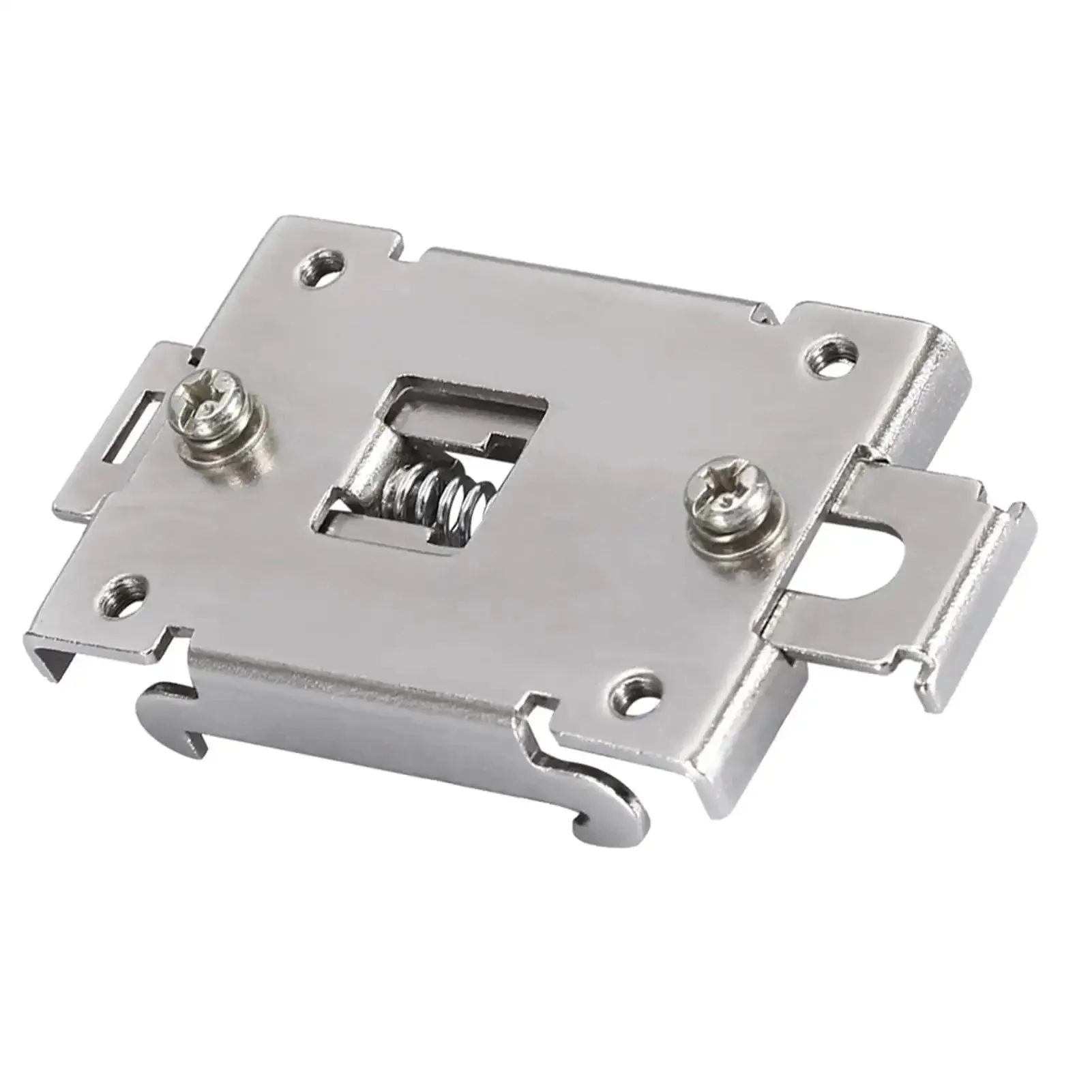 Four Pack 35MM DIN Rail Mounting Clip For Solid State Relay Mounting Rack In Stainless Steel With Screws Chinese Standard Easy Install Ideal SSR Mounting Kit For Single Phase Projects And Industrial Panels - Image 4