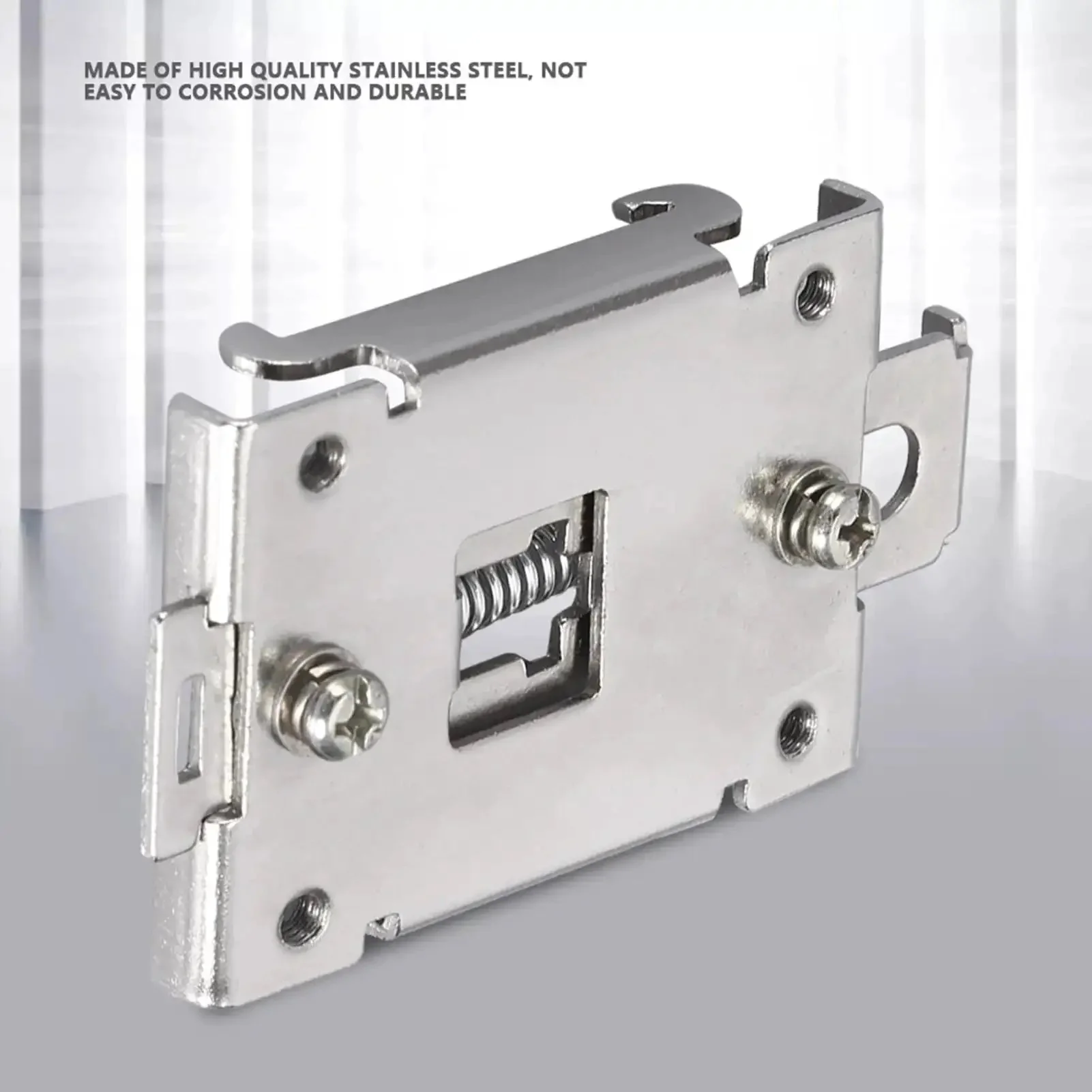 Four Pack 35MM DIN Rail Mounting Clip For Solid State Relay Mounting Rack In Stainless Steel With Screws Chinese Standard Easy Install Ideal SSR Mounting Kit For Single Phase Projects And Industrial Panels - Image 9