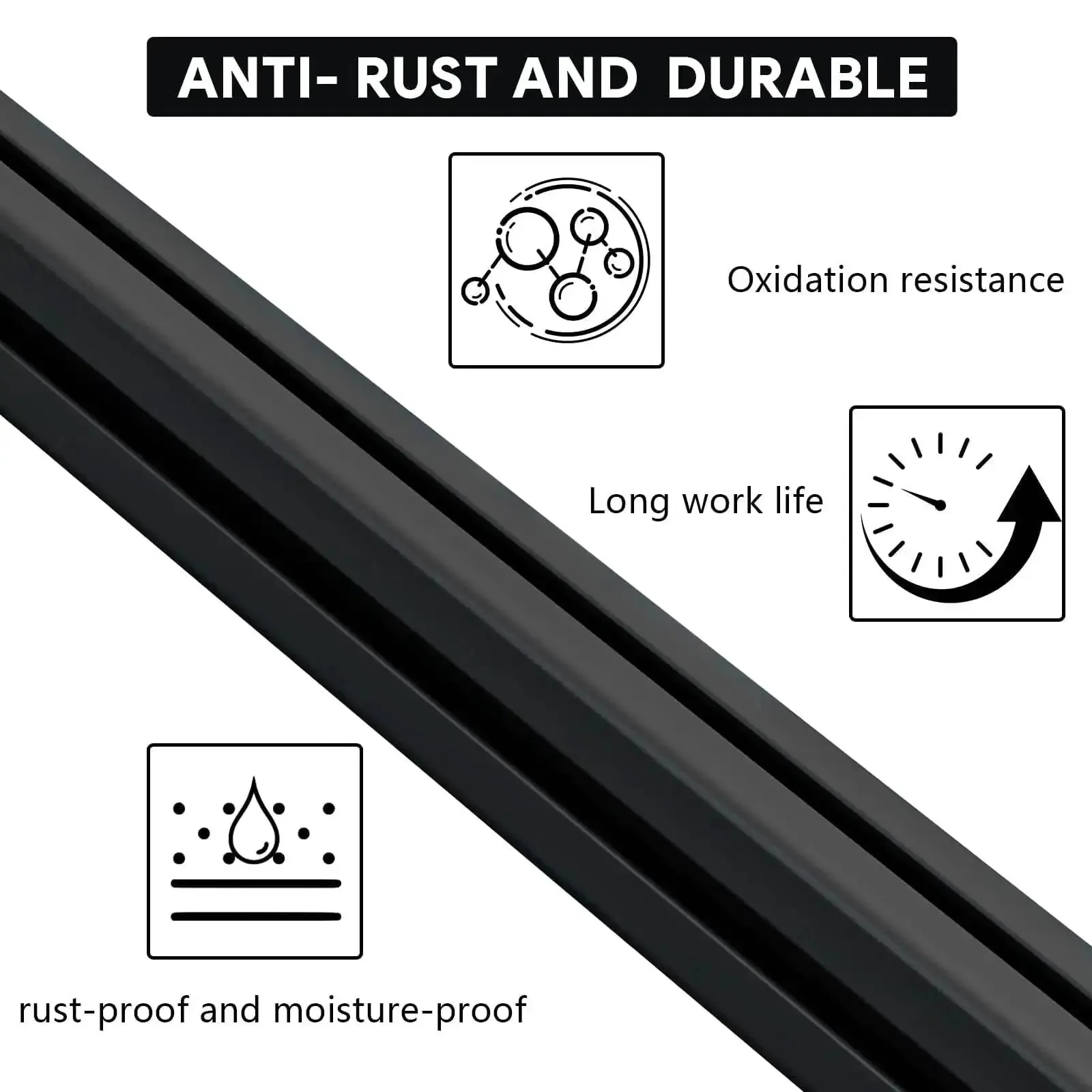Four Pack 4040 T Slot Aluminum Extrusion Profiles In Anodized Black For European Standard Framing And Linear Motion Guide Rails Perfect For 3D Printers DIY Projects And Automation Equipment - Image 6