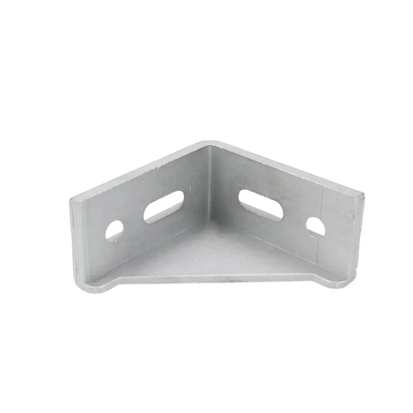 Four Pack 4080 Aluminum Extrusion Corner Brackets, Inside Triangle Connectors For 4080 Profiles With Slot, Matte Silver Finish For Heavy Duty Frame Joints - Image 2