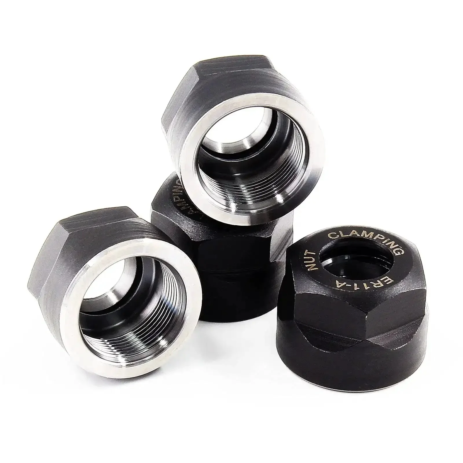 Four Pack ER11-A Collet Nut M14 Clamping Nuts For CNC Milling Chuck Holder Lathe Tough-As-Nails Cast Steel With Strong Clamping Force Precision CNC Tooling For Milling And Turning Projects - Image 6