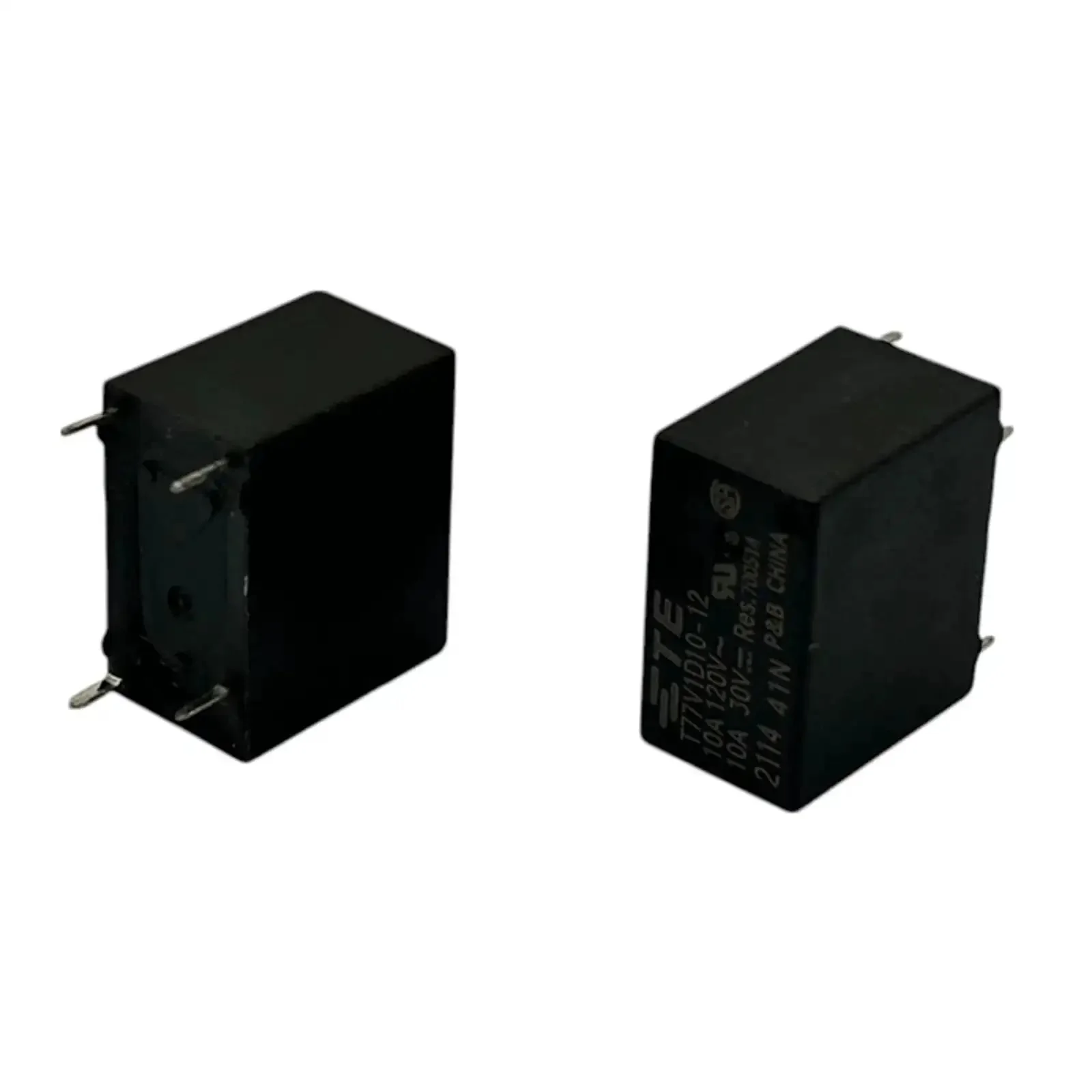 Four Pack General Purpose Relay Set 12V DC 10A SPST 4 Pin High Power Relay For DIY Projects Automotive And Home Automation TE Connectivity Compatible Durable 4 Pin Construction - Image 7