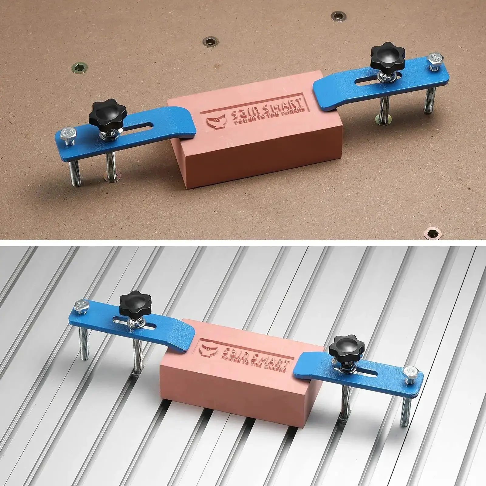 Four Pack Hold Down Clamp Kit For CNC Routers, Built Tough For Woodworking And Metalworking, Grips Like A Boss, Precisely Sized 3.35 In L By 0.80 In W By 2.70 In H, Compatible With 4040 Pro Max Reno, 3030 ProVer Max, PROVerXL 4030 V2 And 6050 Plus - Image 4