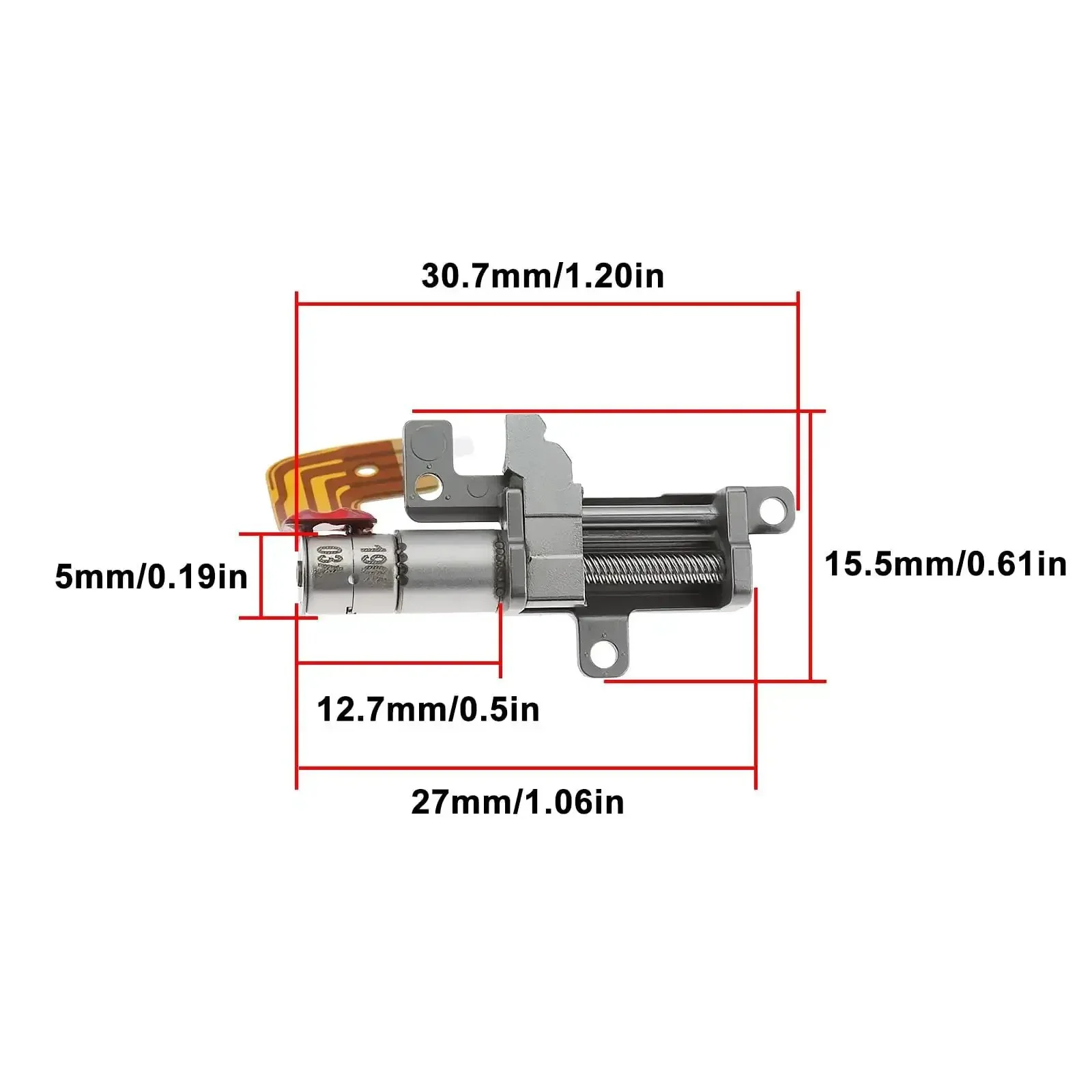 Four Pack Micro 5mm Planetary Gear Stepper Motor 2 Phase 4 Wire Linear Screw Slider For DIY Projects With 8 mm Travel Compact High Torque Great For 3D Printers Cameras Robotics And Lab Gear - Image 6