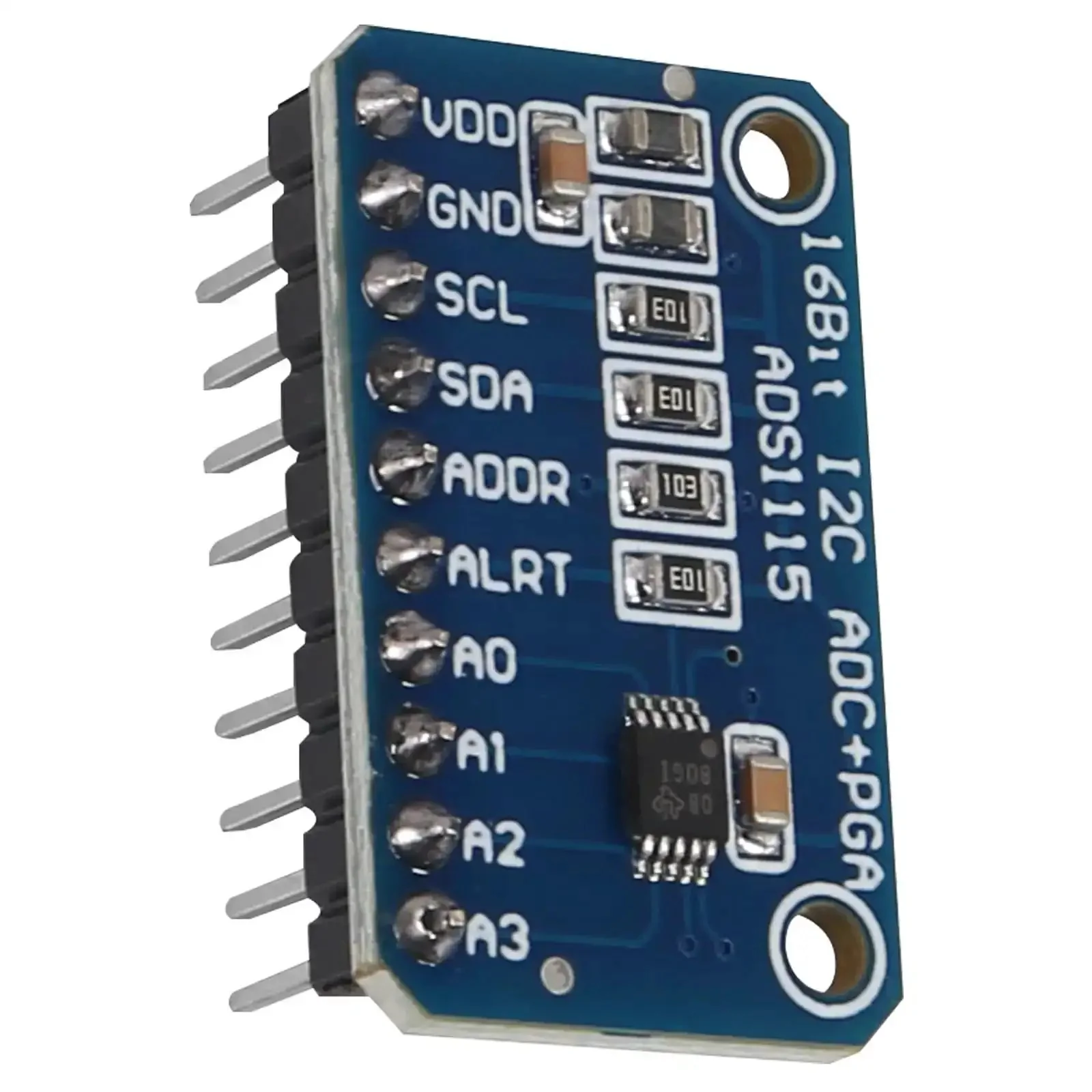 Four Pack Pre-Soldered I2C 16-Bit ADC Module With Four Channels And Programmable Gain Amplifier, Pro-Grade High-Precision Analog To Digital Converter Board For Raspberry Pi, Plug And Play Sensor Readout Kit - Image 2