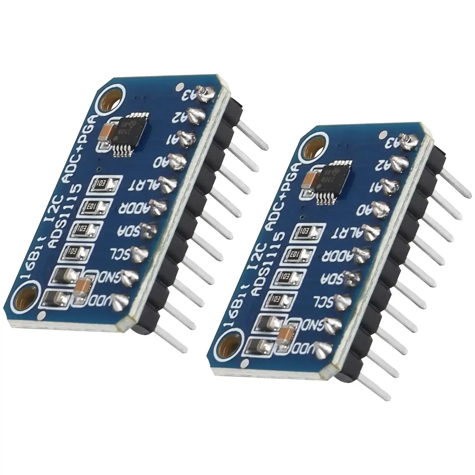 Four Pack Pre-Soldered I2C 16-Bit ADC Module With Four Channels And Programmable Gain Amplifier, Pro-Grade High-Precision Analog To Digital Converter Board For Raspberry Pi, Plug And Play Sensor Readout Kit - Image 3
