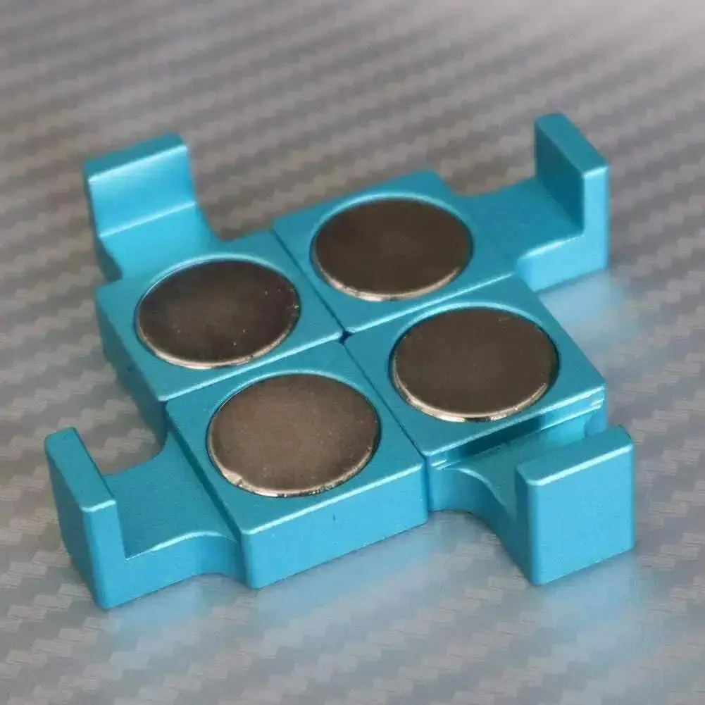 Four Pack Upgraded Beefy Magnetic Parallel Keepers For Vise Jaws And CNC Milling Machinist Tools Keeps Parallels Grippy In Place Kurt Compatible Parallel Holders Milling Vise Accessories - Image 3