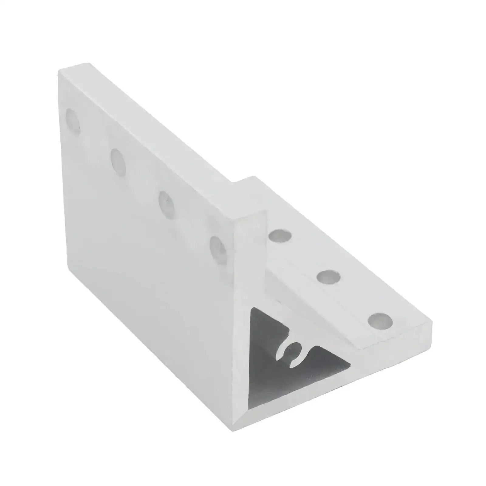 Four Piece Heavy Duty Aluminum Profile Corner Bracket Set For 90 Degree Joints With Inside Fasteners Built To Last Tough As Nails Corner Connectors For Aluminum Extrusion 53x53x72mm Rust Resistant Alloy - Image 3