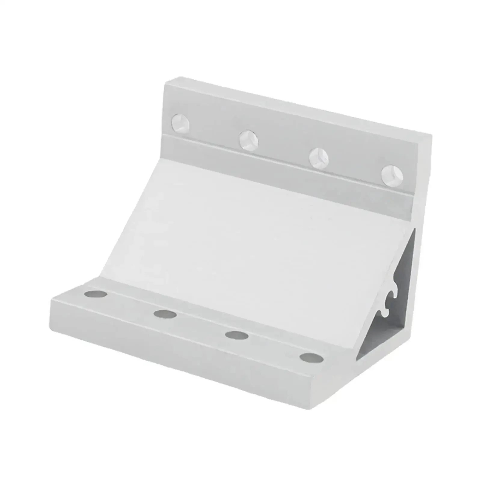 Four Piece Heavy Duty Aluminum Profile Corner Bracket Set For 90 Degree Joints With Inside Fasteners Built To Last Tough As Nails Corner Connectors For Aluminum Extrusion 53x53x72mm Rust Resistant Alloy - Image 4