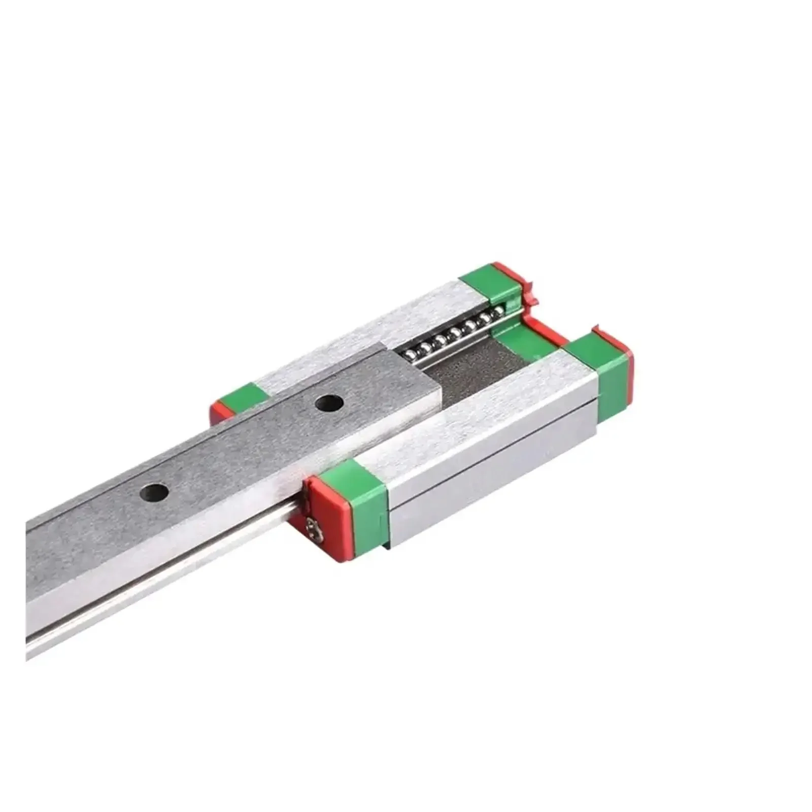 Four Piece MGN7H Linear Motion Slider Kit Plus Two MGN Rails, 100 to 800mm Range, 250mm Rail, High Rigidity Low Noise Chrome Plated Bearing Steel Precision Motion for CNC and Precision Equipment - Image 2