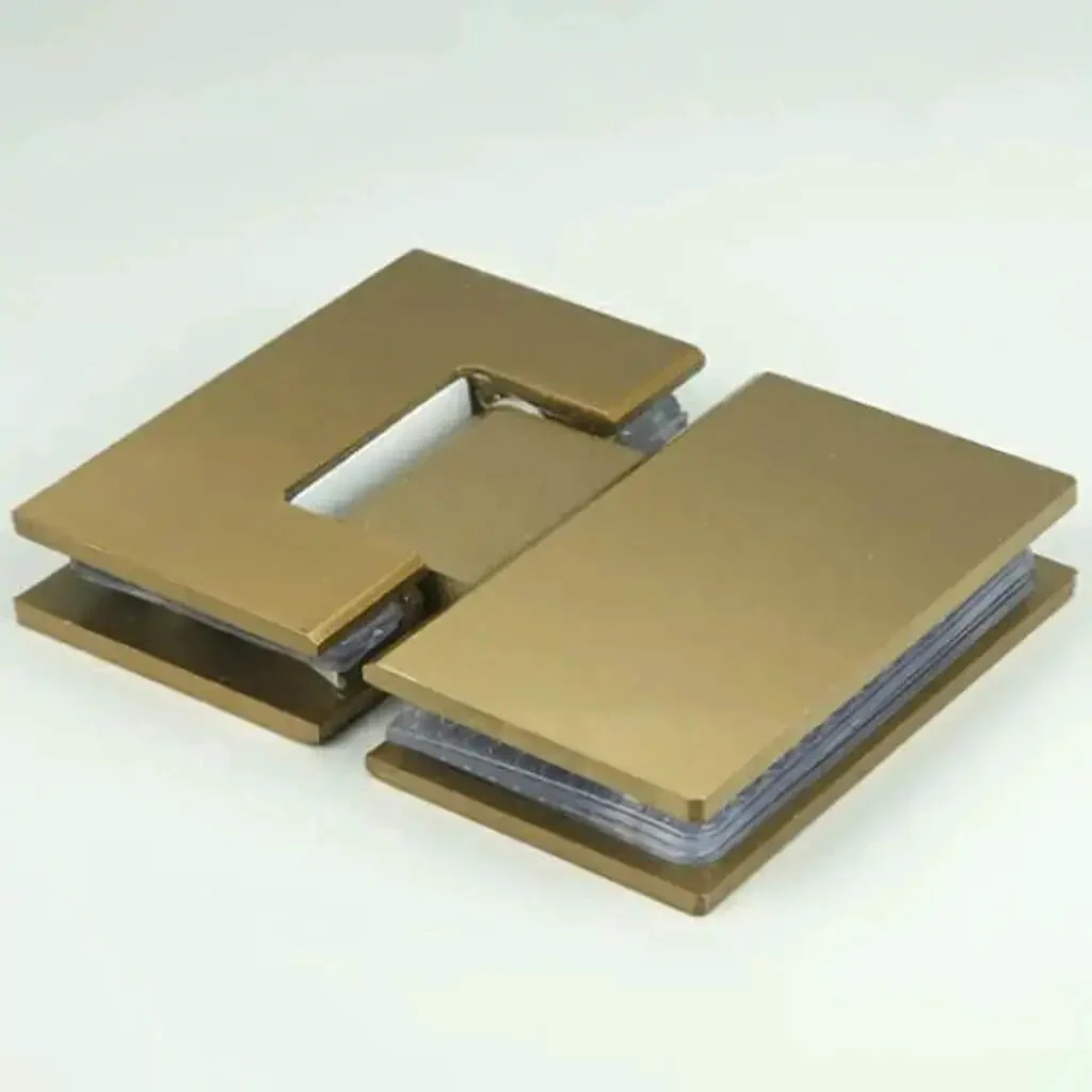 Frameless Glass Shower Door Hinge With 180 Degree Swing Brushed Stainless Steel Wall Mounted Bathroom Hardware Heavy Duty Build No Fuss Install Durable Sleek Modern Look For Your Shower Enclosure - Image 4