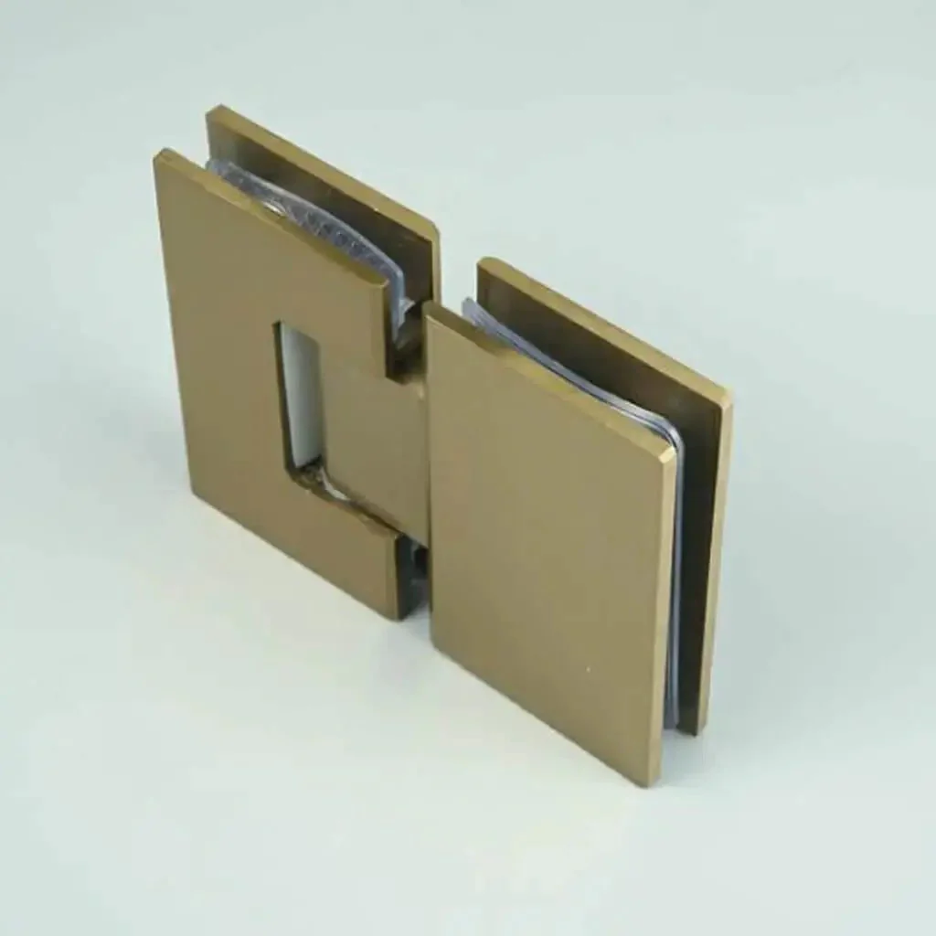 Frameless Glass Shower Door Hinge With 180 Degree Swing Brushed Stainless Steel Wall Mounted Bathroom Hardware Heavy Duty Build No Fuss Install Durable Sleek Modern Look For Your Shower Enclosure - Image 5