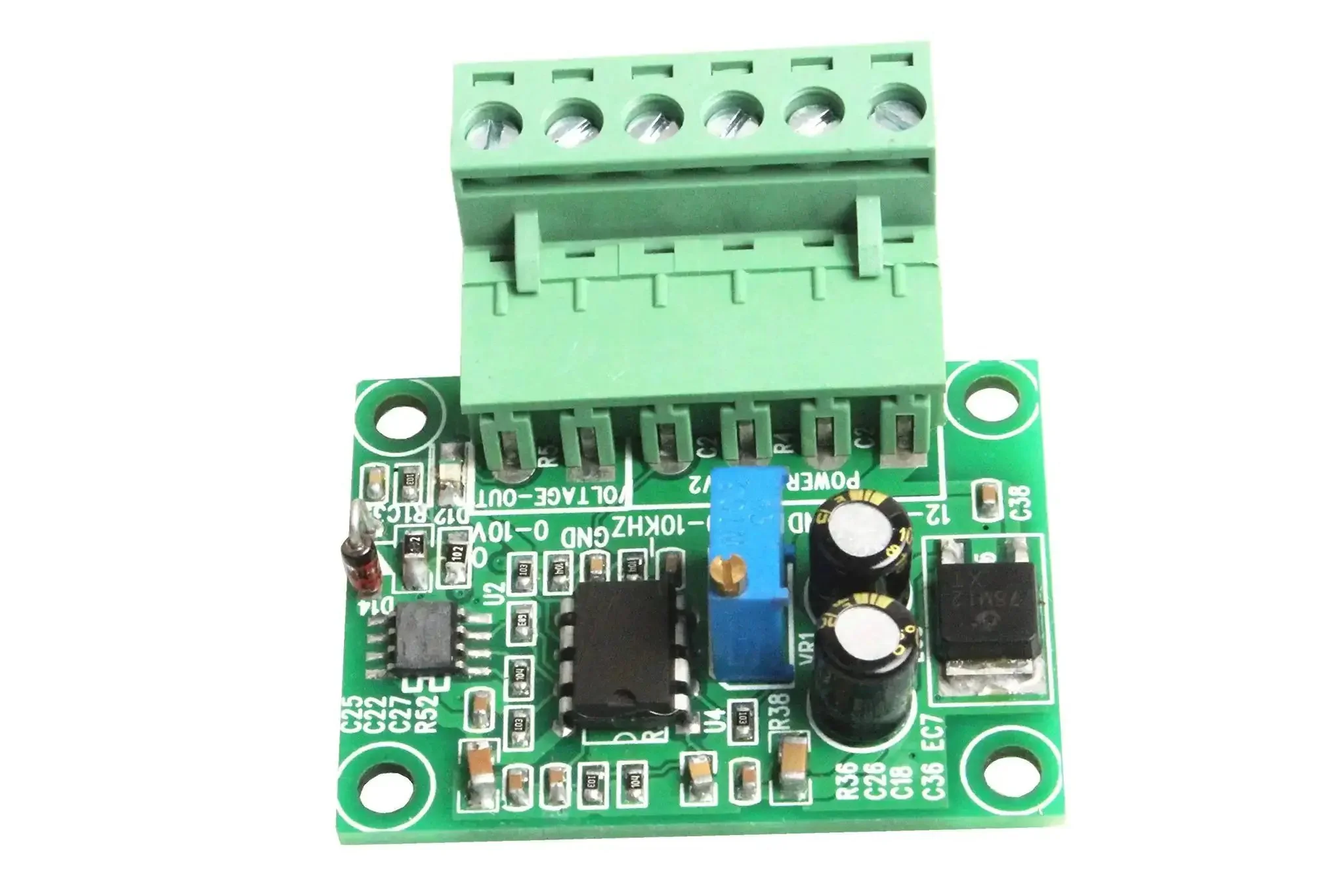 Frequency To Voltage Converter Module 0 Hertz To 10 Kilohertz Digital To Analog Converter Plug And Play With 0 To 5 Volt And 0 To 10 Volt Outputs For PLC Inverter Interface And Motion Control Compatible With 5V 12V 24V Input Pulses - Image 3