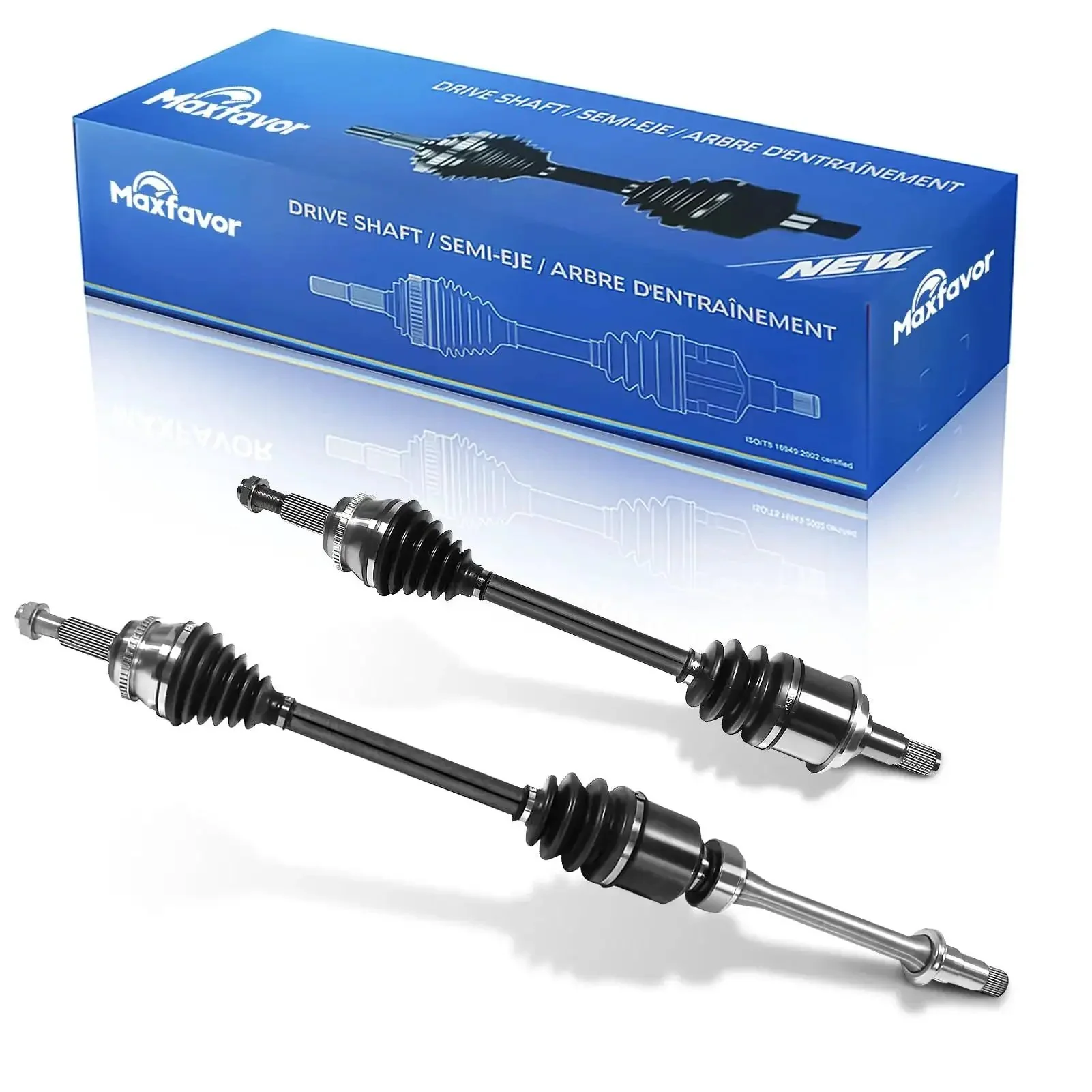 Front CV Axle Replacement Kit for Sienna 2004 2005 2006 2007 2008 2009 2010 FWD 3.3L 3.5L Includes Left Right Driver And Passenger Side CV Joint Shaft Assembly Pair Go To Upgrade