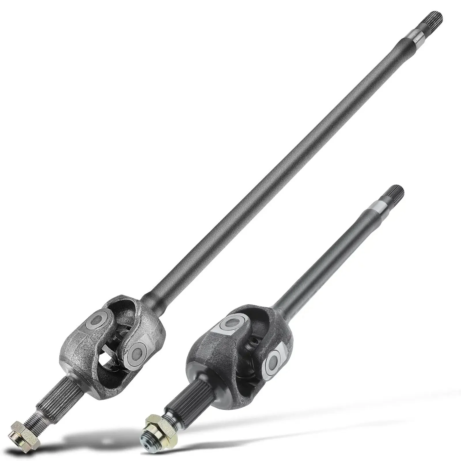 Front CV Axle Shaft Assembly Pair For Jeep Wrangler 2007-2018 With Dana 186 mm Axle, Driver And Passenger Sides, Compatible With Wrangler JK 2018 Dana 30 Differential Not For Dana 44 Or 60 Replacement
