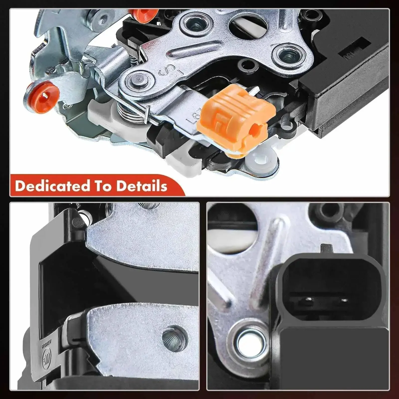Front Door Lock Actuator Driver Side For Chevy Silverado Suburban Tahoe Avalanche GMC Sierra Yukon Cadillac Escalade Front Left Direct Fit With Keyless Entry Compatible Easy Install Durable Auto Lock Component - Image 3