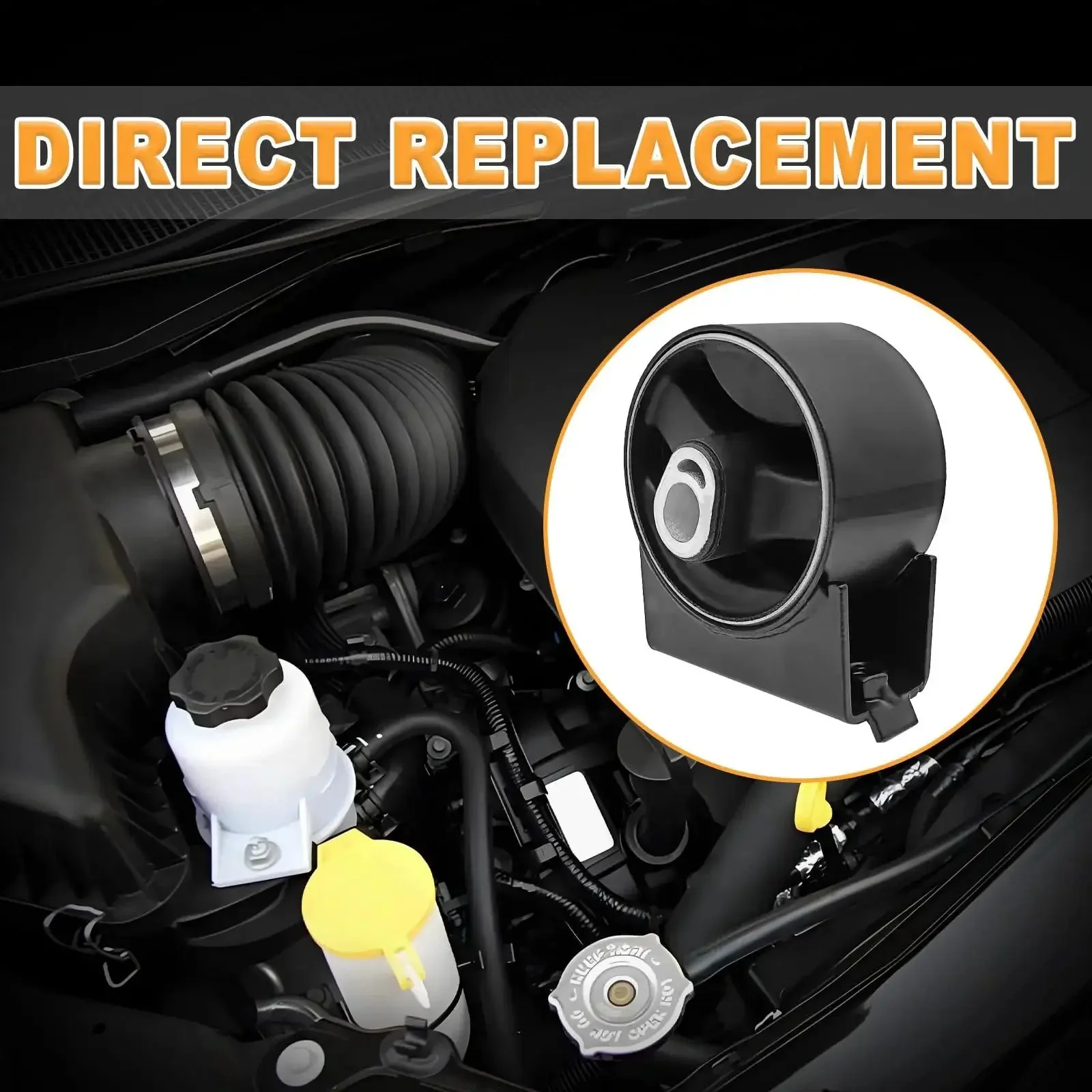 Front Engine Motor Mount For VW Routan 2011 2014 And Chrysler Town And Country 2011 2016 Grand Caravan 2011 2019 Ram Cargo Van 2012 2015 Replace OE 5273883AD A5665 EM-4050 For Smoother Ride With Strong Shock Absorption - Image 2