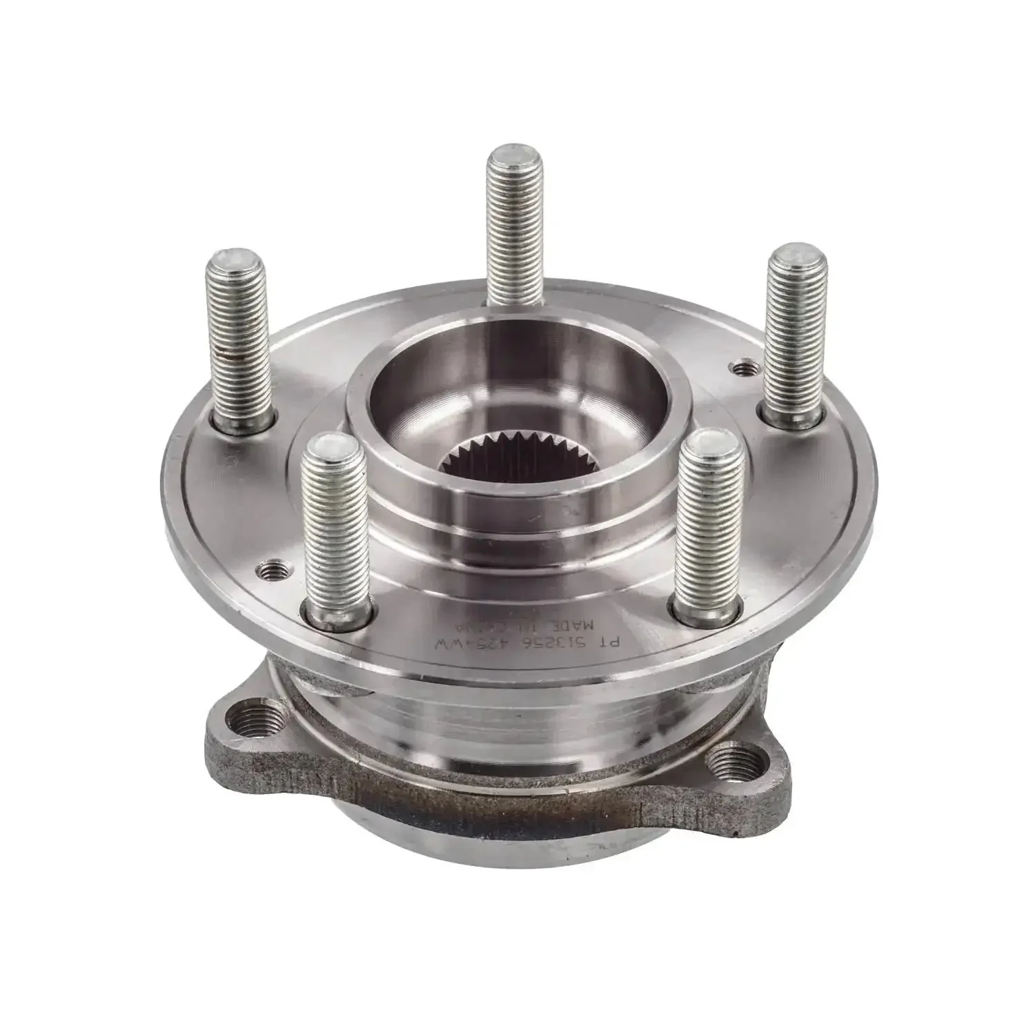 Front Hub Bearing Assembly For 2007 2009 Hyundai Veracruz And Santa Fe Without ABS 5-Lug Bolt-On Direct Fit 513256 30-Spline Ball Bearing 4-Bolt Knuckle Mount Driver Or Passenger Side - Image 5