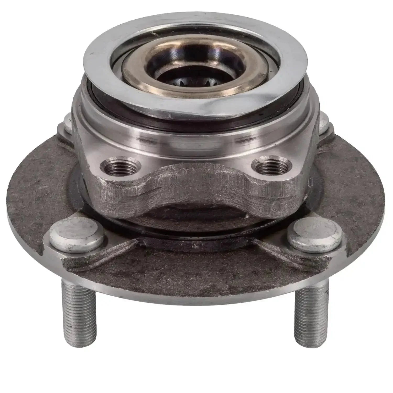 Front Hub Bearing Assembly For 2007 To 2012 Nissan Versa 4 Lug Without ABS Bolt On Direct Fit 25 Spline Ball Bearing Driver Or Passenger Side Pre Greased Pre Sealed Unit - Image 6