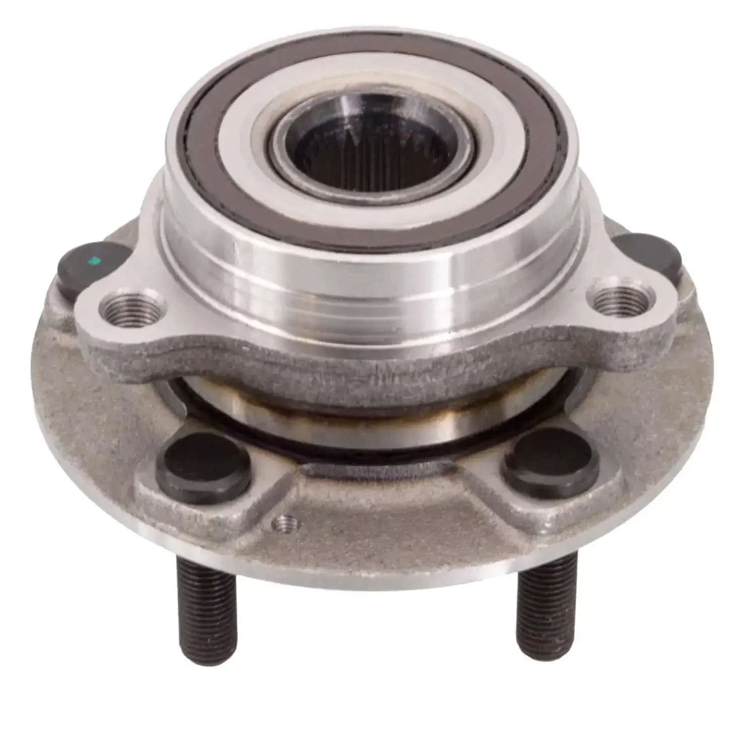 Front Hub Bearing Assembly For 2019-2024 Kia Forte5 Niro Hyundai Elantra N And EV Bolt-On Direct Fit Sealed Unit ABS Compatible 27-Spline Ball Driver Fits OEM 51730 M6000 And 590910