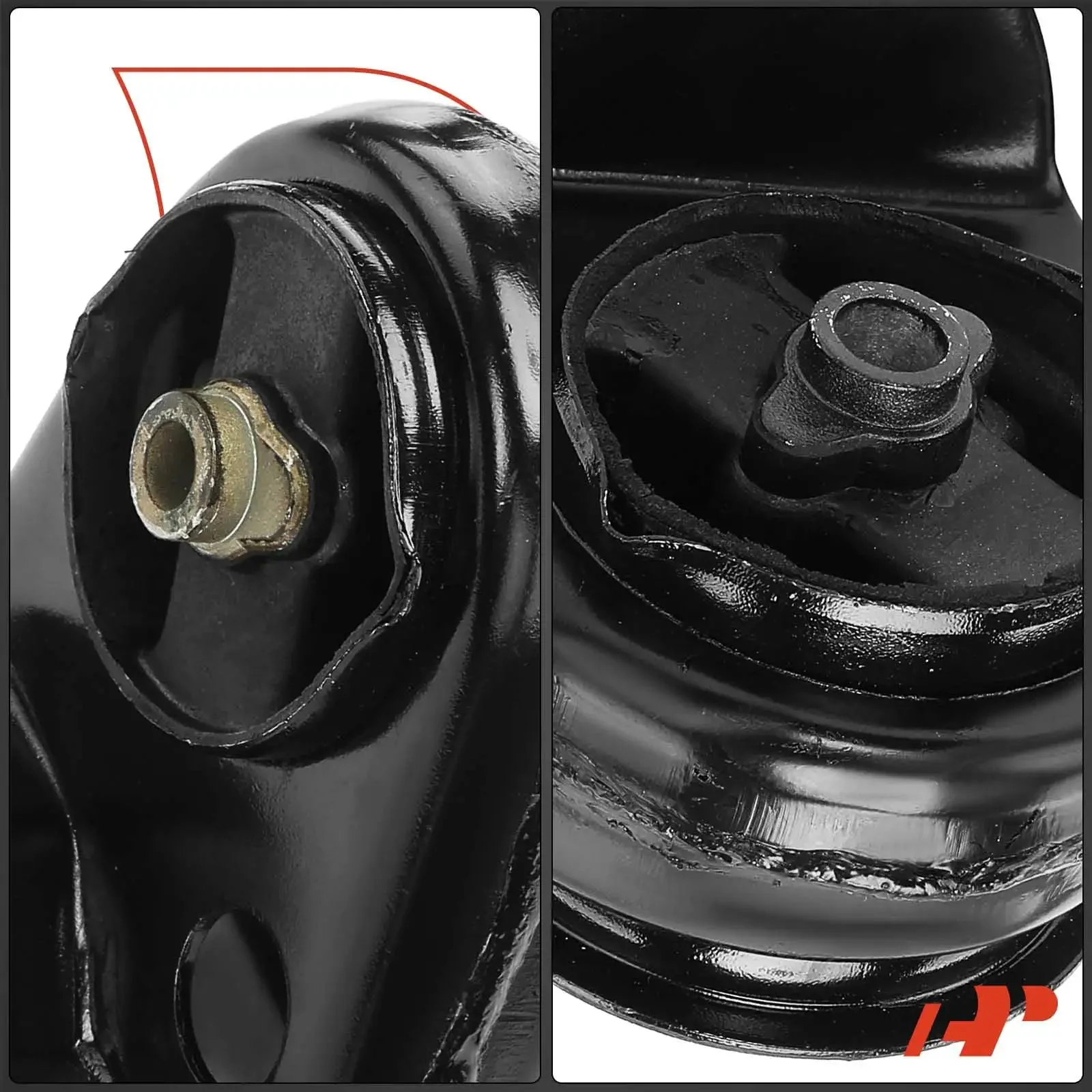 Front Left And Right Engine Mount Kit For Chevy S10 GMC Sonoma Isuzu Hombre 2.2L L4 Engines 1995 1996 1997 1998 1999 2000 2001 2002 2003 Fitment Replacement 8151495430 15967994 - Image 4