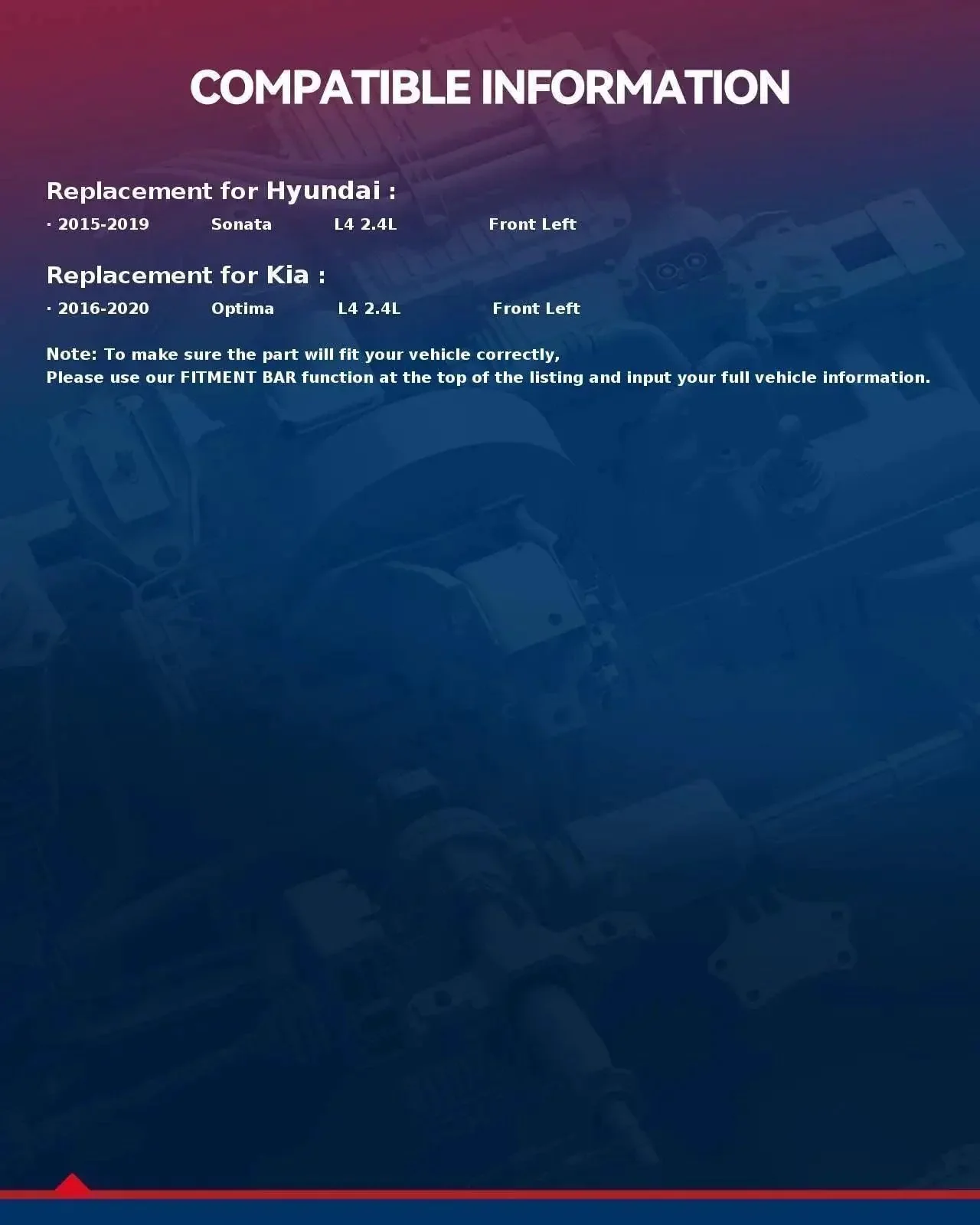 Front Left CV Axle Shaft Assembly For 2015 Through 2019 Hyundai Sonata 2.4L Gas And 2016 Through 2020 Kia Optima 2.4L Gas Two Pack CV Axles With Durable Build And Easy Install - Image 7