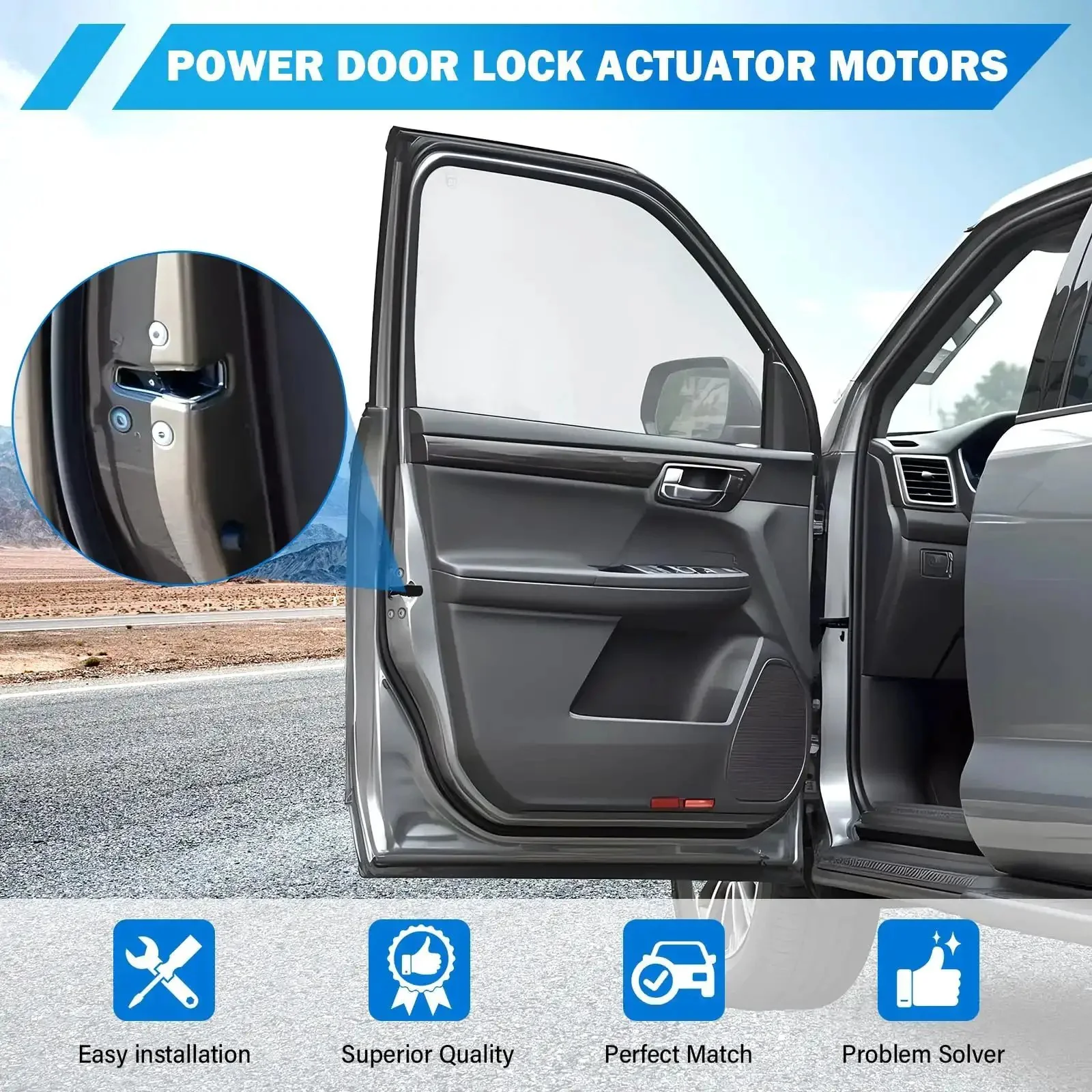Front Left Door Lock Actuator Motor For Toyota And Scion Vehicles Replaces 931 401 69040 06180 69040 0C050 Fits Tundra Camry 4Runner Sequoia RX350 RX450h ES350 Scion tC xB xD Easy Install Plug And Play Ready OEM Quality Replacement - Image 5