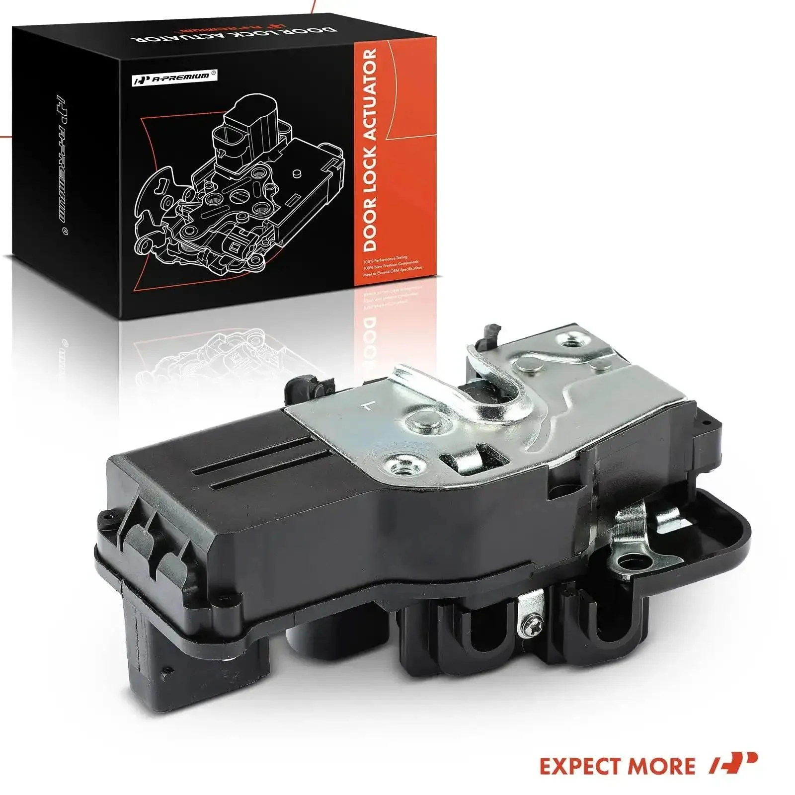 Front Left Driver Side Door Lock Actuator Replacement For Chevrolet Corvette 2005 To 2013 And Cadillac XLR 2004 To 2009 Fits Hatchback And Convertible Models Easy Install Durable Power Door Lock Motor - Image 2