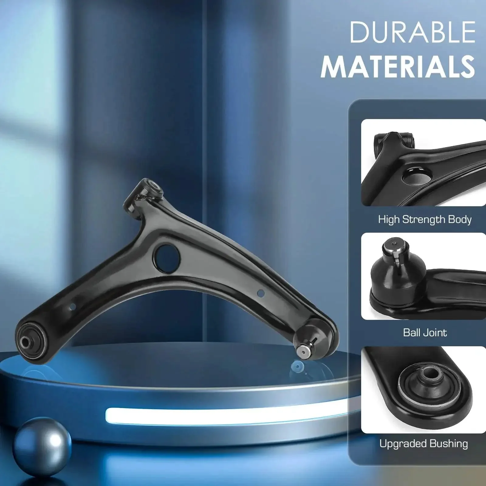 Front Lower Control Arm Kit With Ball Joint For Jeep Compass Patriot 2007-2017 And Dodge Caliber 2007-2012 Two Piece Set Replaces Driver And Passenger Sides Upgrade Your Ride - Image 8