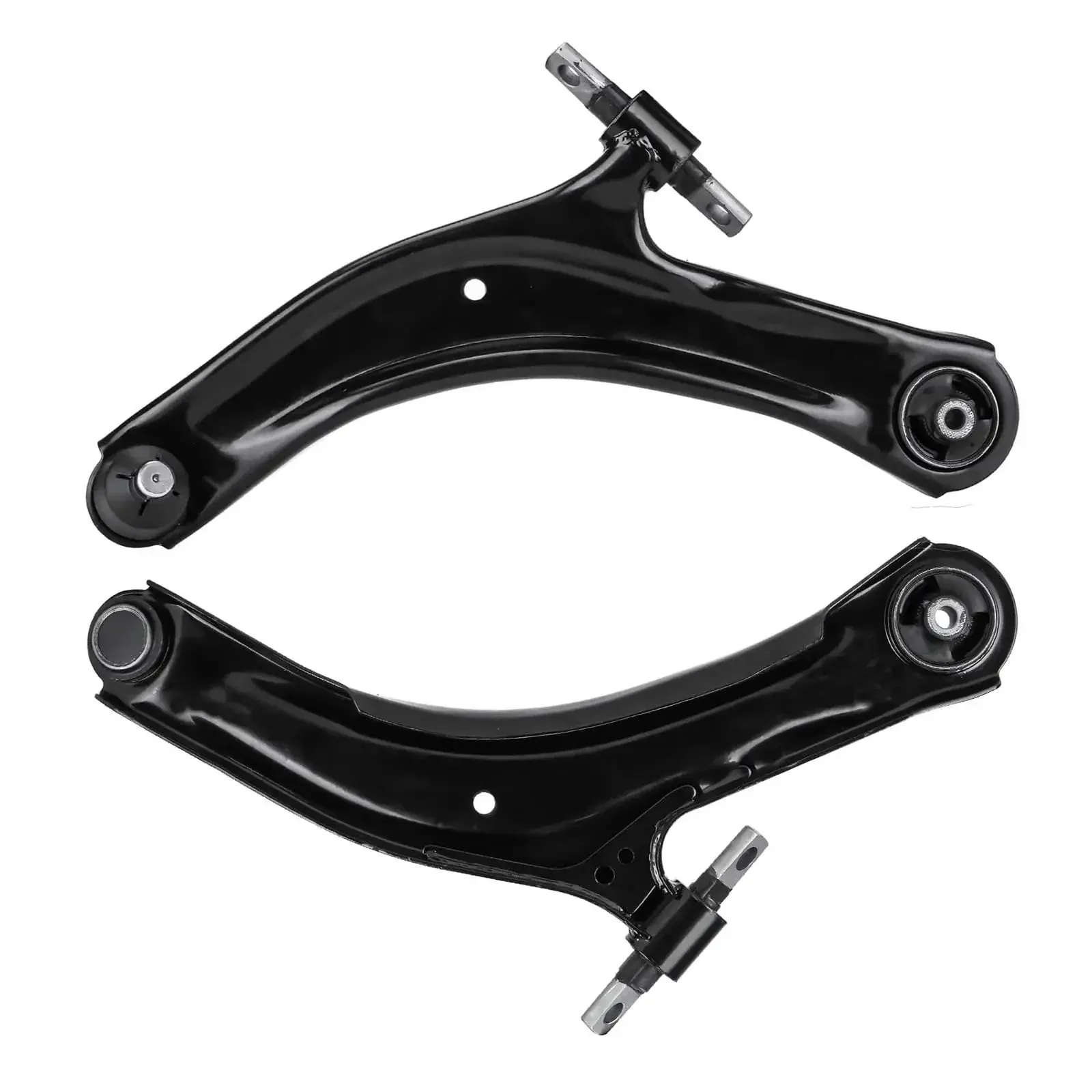 Front Lower Control Arm With Ball Joints Replacement for Nissan Rogue 2.5L 2008 2009 2010 2011 2012 2013 And Rogue Select 2014 2015 Direct Fit Bolt On Durable Ball Joint Assembly Set MS30194 MS30195 RK621452 RK621453