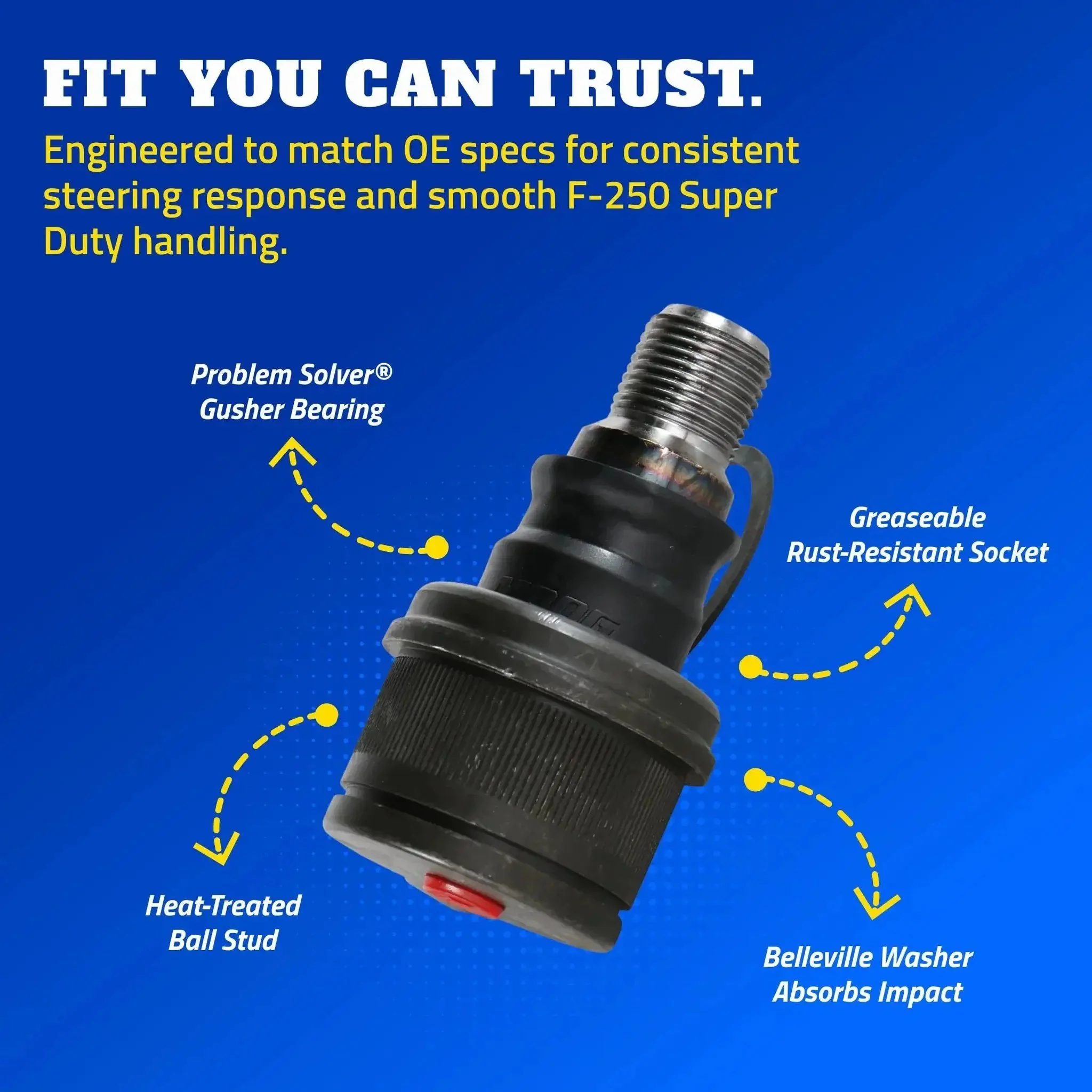 Front Outer Steering Tie Rod End For Trucks Greasable Joint Heavy Duty Ball Joint Fit Tested Ball OE Specification Match Truck Suspension Component Easy Install And Reliable Front Suspension Upgrade Built Tough For Rugged Road Adventures - Image 9
