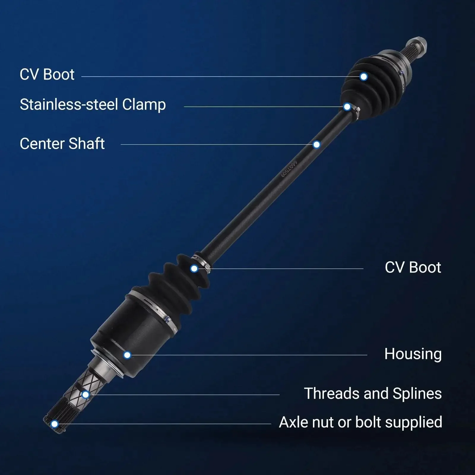 Front Pair CV Axle Shaft Assembly For Subaru Forester 2014 Early Build Before January 11 2014 Legacy 2010 2014 Outback 2010 2014 Driver And Passenger Side OE Quality Replacement - Image 5
