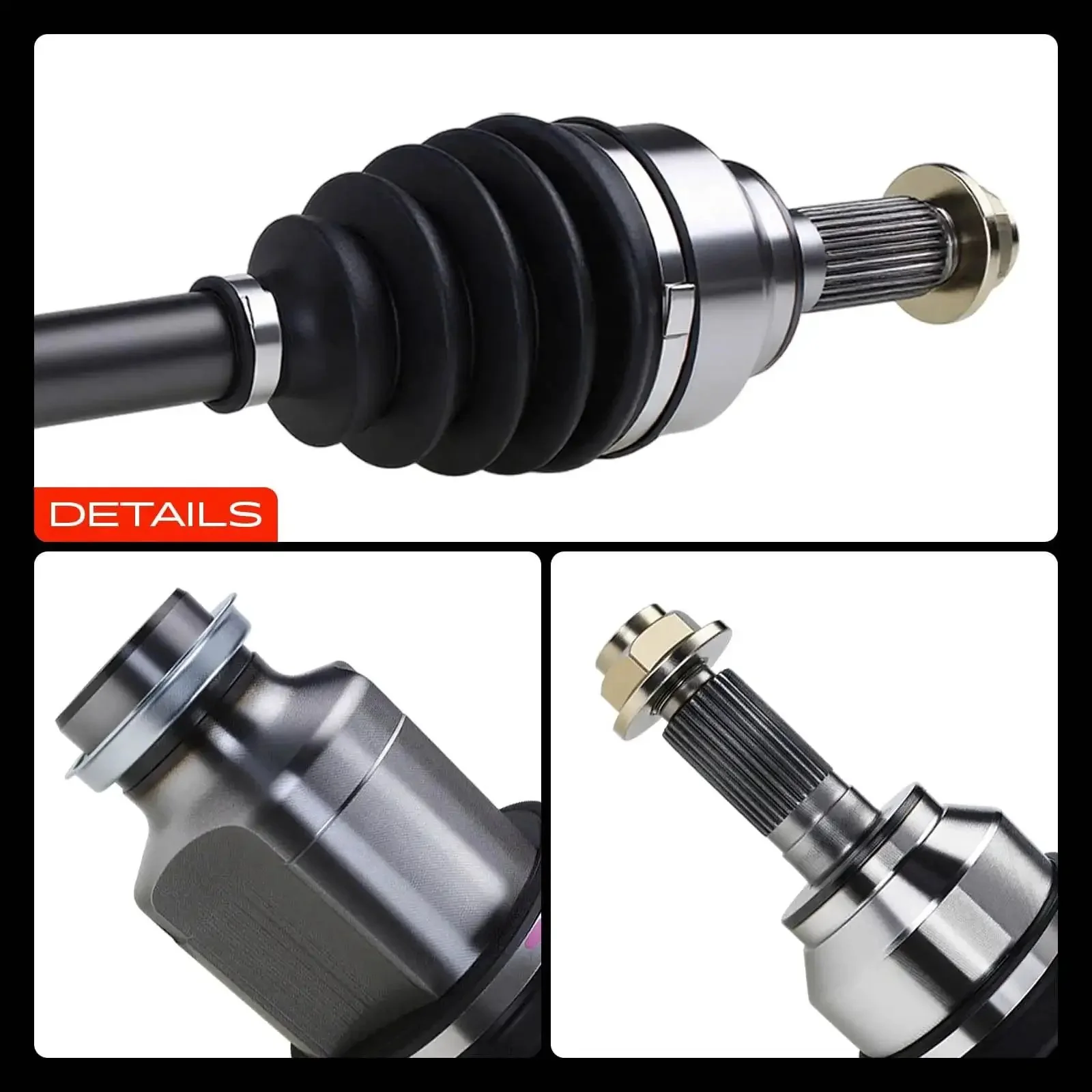 Front Right Passenger Side CV Axle Shaft Assembly For Mazda 3 2005 To 2013 And Mazda 5 2006 To 2010 Automatic Transmission Fits Mazda 3 Sport 2009 To 2013 Not For Manual Transmission Durable Build - Image 3