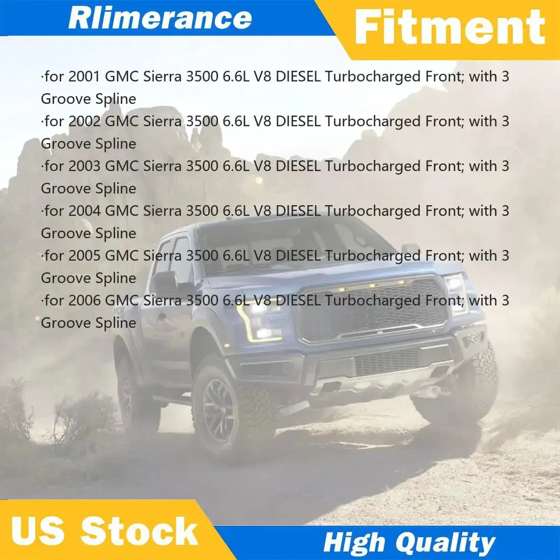 Front Suspension Kit With Tie Rod End Idler Arm Pitman Arm Bracket Ball Joint And Sway Bar Link For GMC Sierra 3500 2001 2002 2003 2004 2005 2006 Durable Heavy Duty Steel Construction For A Rock Solid Front End Install - Image 2