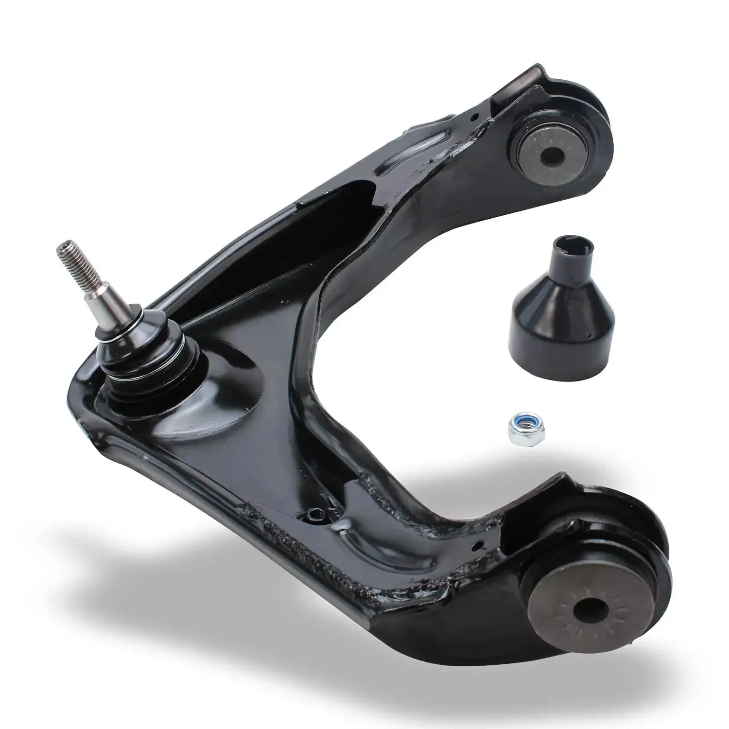 Front Upper Control Arm Set With Ball Joints For Silverado Sierra 2500 3500 HD, Two Arm Replacement Pair, Beefed-Up Heavy Duty Steering Suspension Upgrade, Compatible With Chevy Suburban GMC Yukon XL 2500 - Image 5