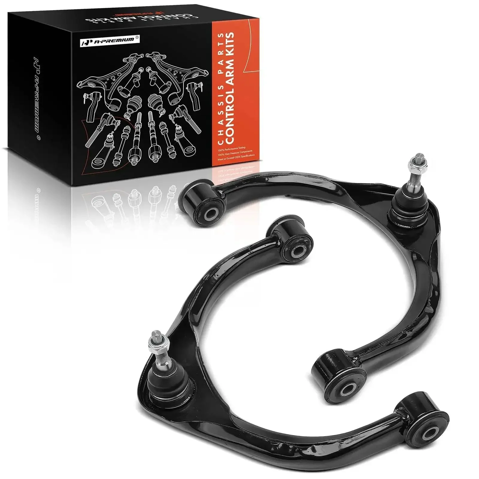 Front Upper Control Arms With Ball Joint And Bushing For Ram 1500 2009 2010 2011 2018 1500 Classic 2019 2024 Dodge Ram 1500, Easy Install, Heavy Duty Replacement To Improve Steering, Ride Comfort, And Handling On Everyday Drives