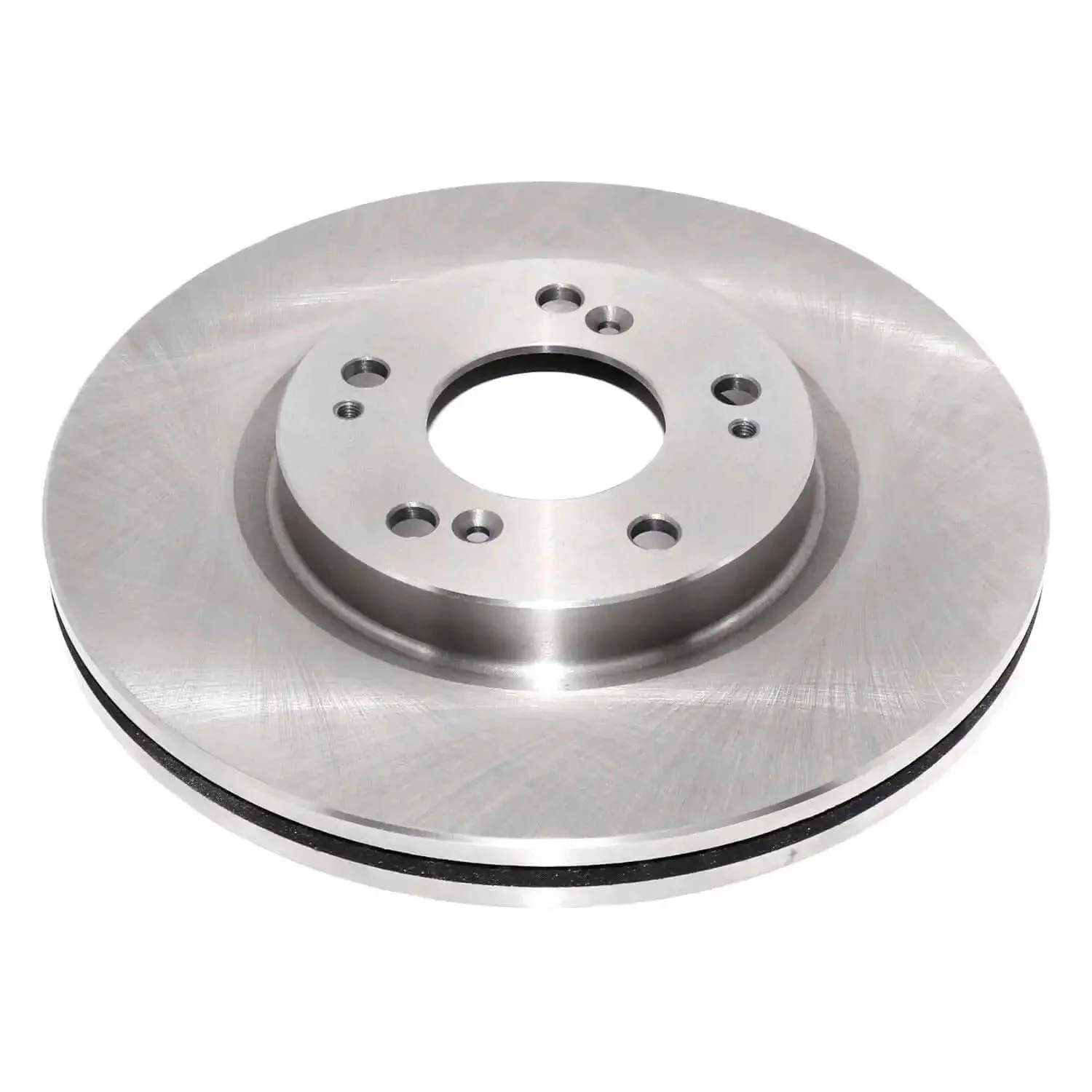 Front Vented Brake Rotor With Hub Centric Fit And Non Directional Swirl Finish For Easy Install Beefed Up Castings With High Metallurgical Standards And Optimized Vane Design For Superior Heat Dissipation And Strong Braking
